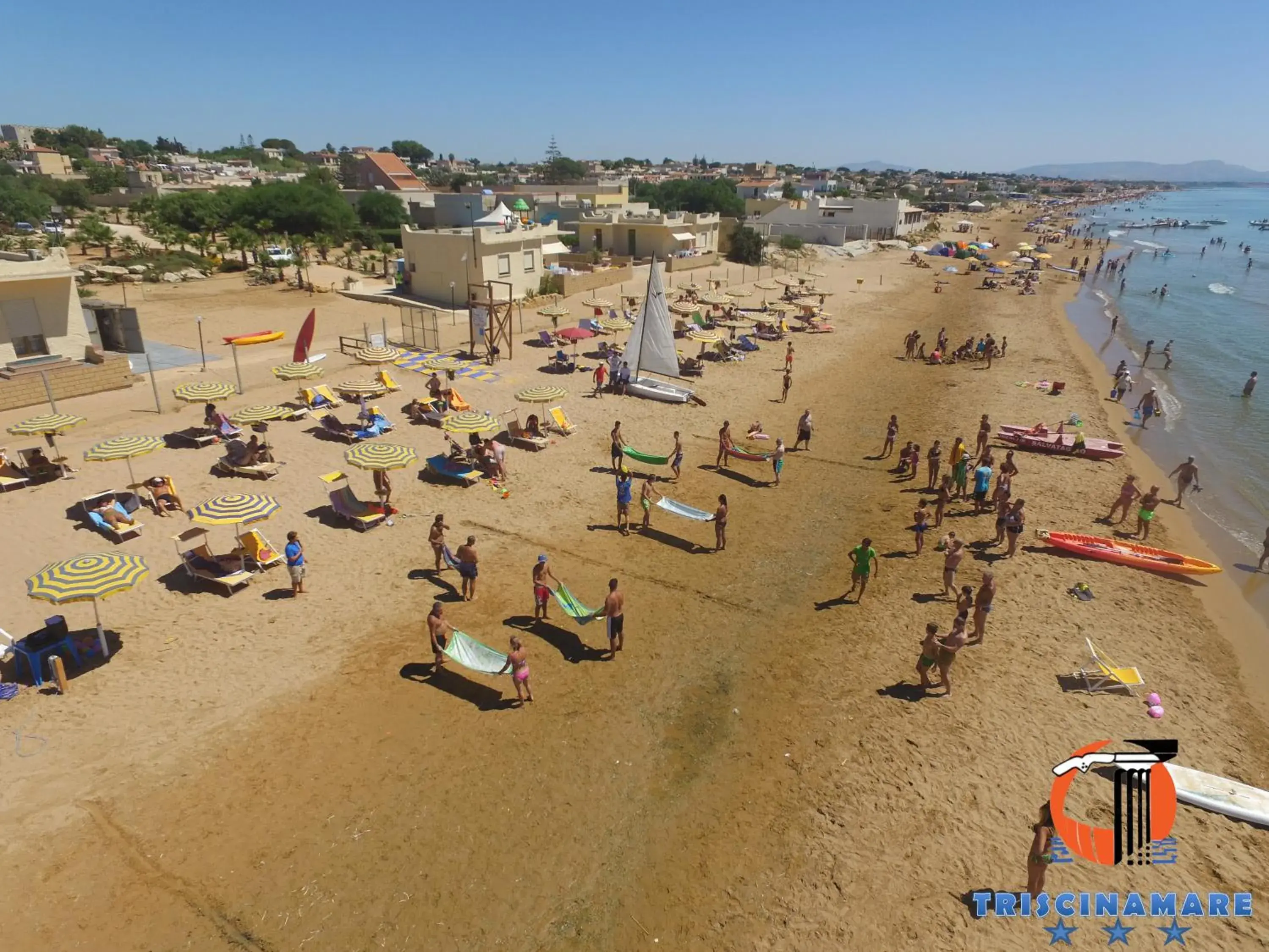 Beach in Triscinamare Hotel Residence