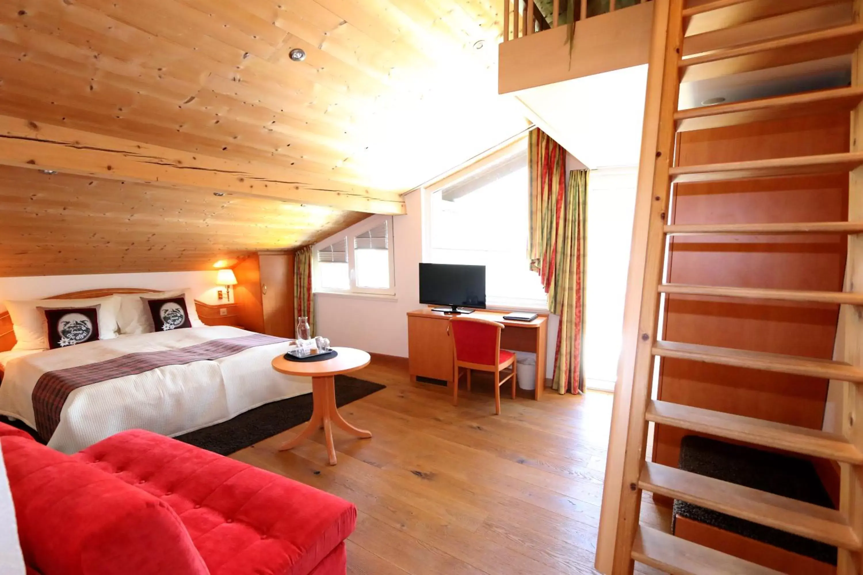 Bed in Amber Ski-in/out Hotel & Spa