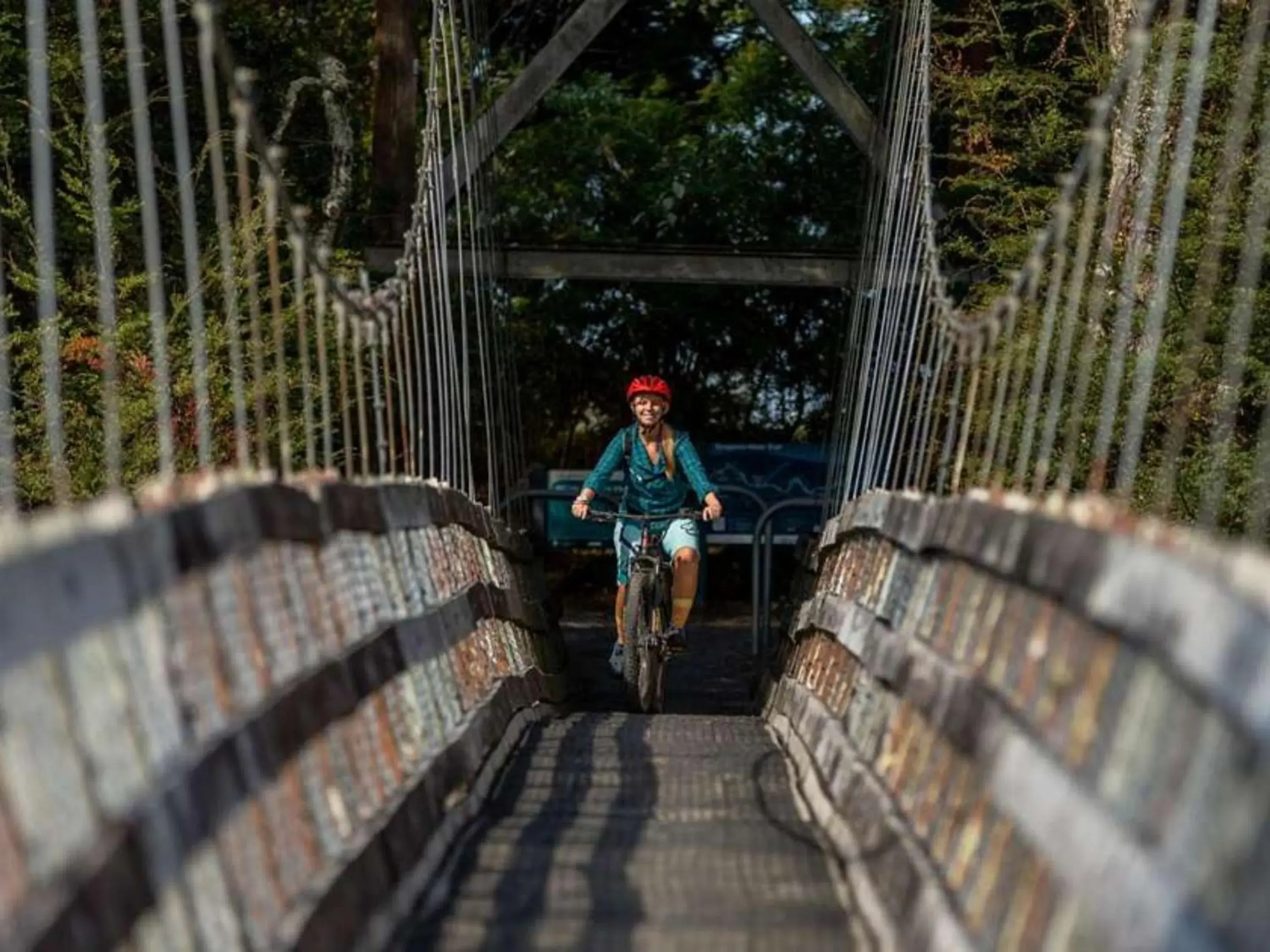 Cycling in River Birches