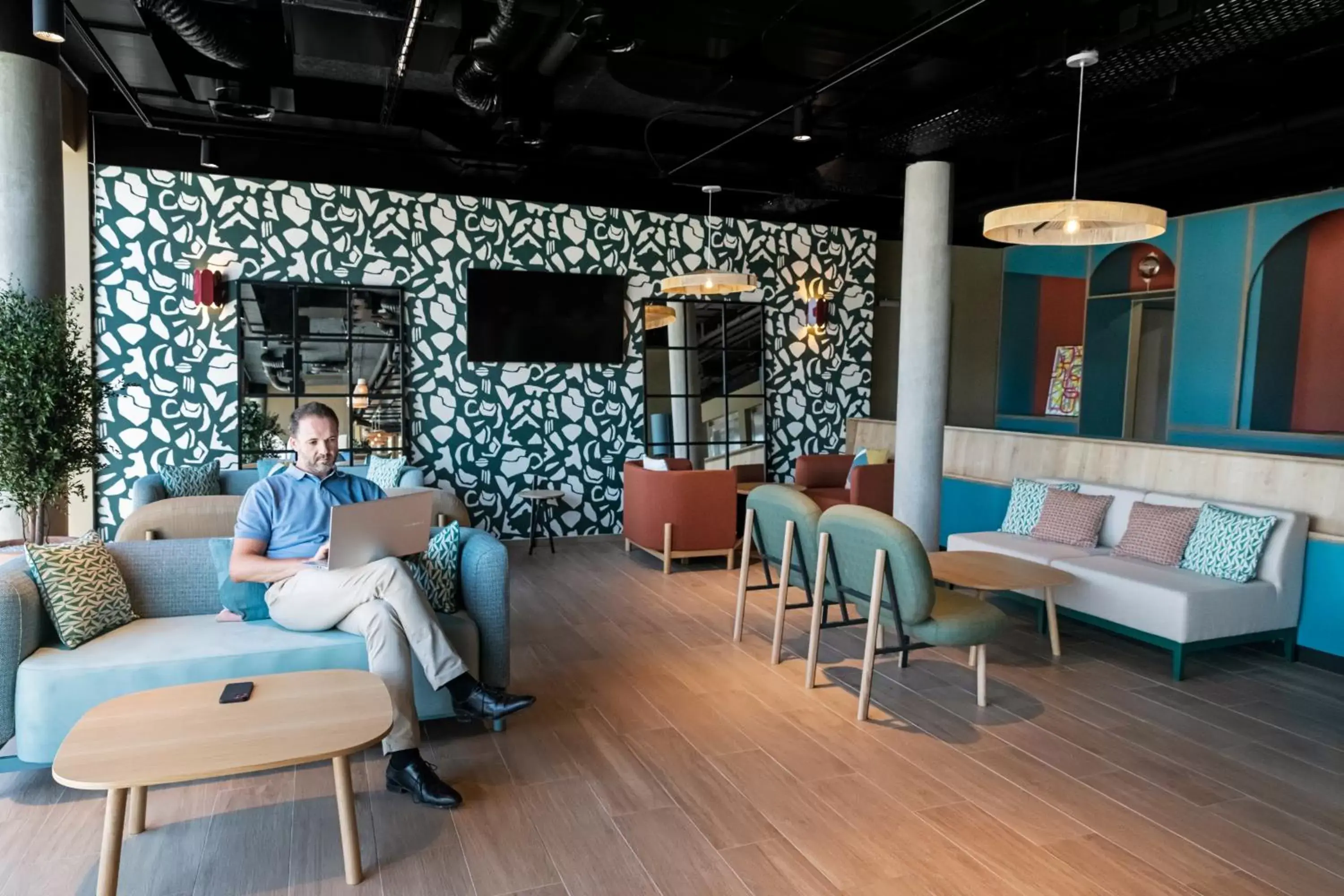 Living room in B&B HOTEL Nyon Living room in B&B HOTEL Nyon