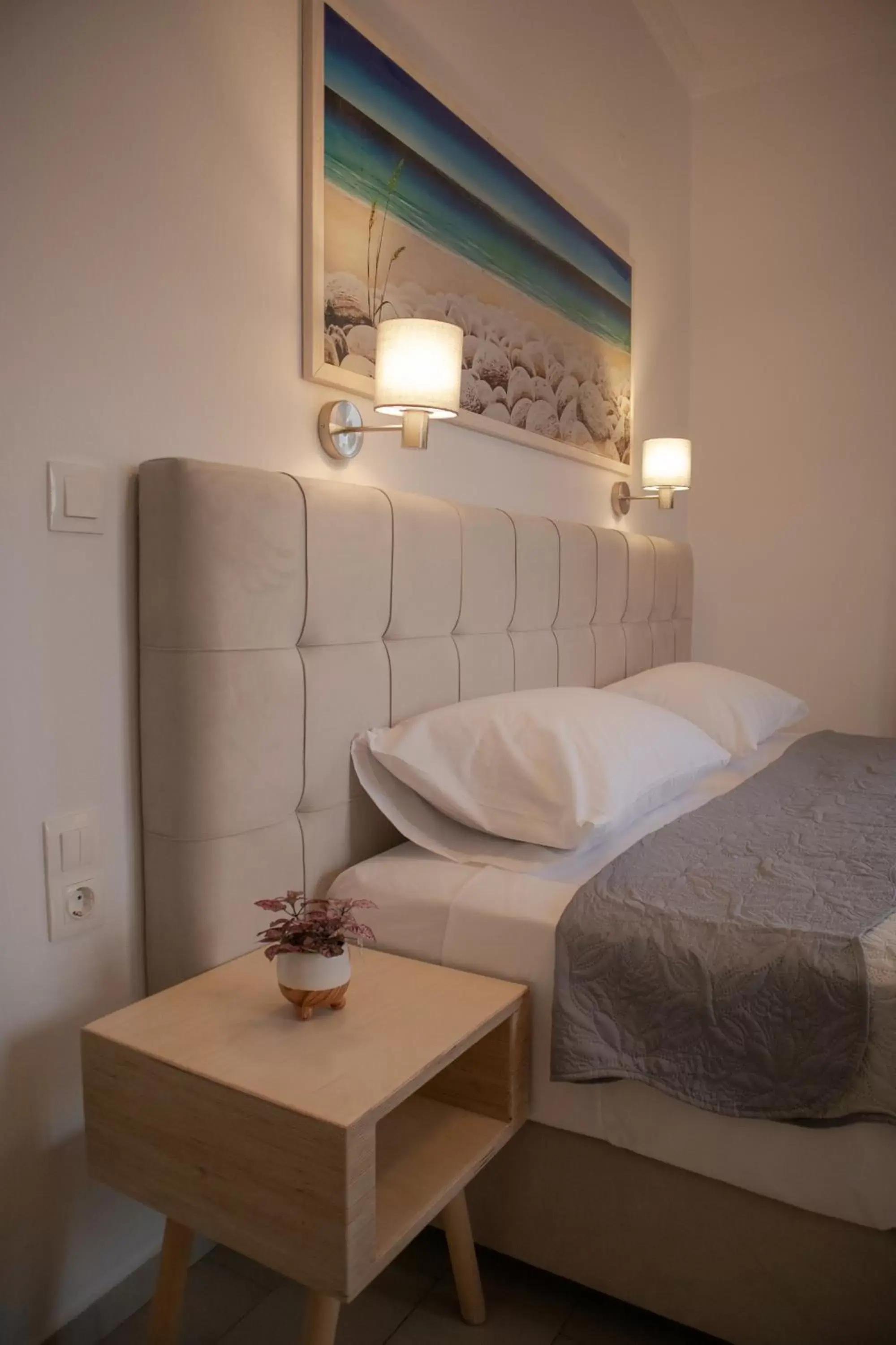 Bed in ATHANASIA APARTMENTS