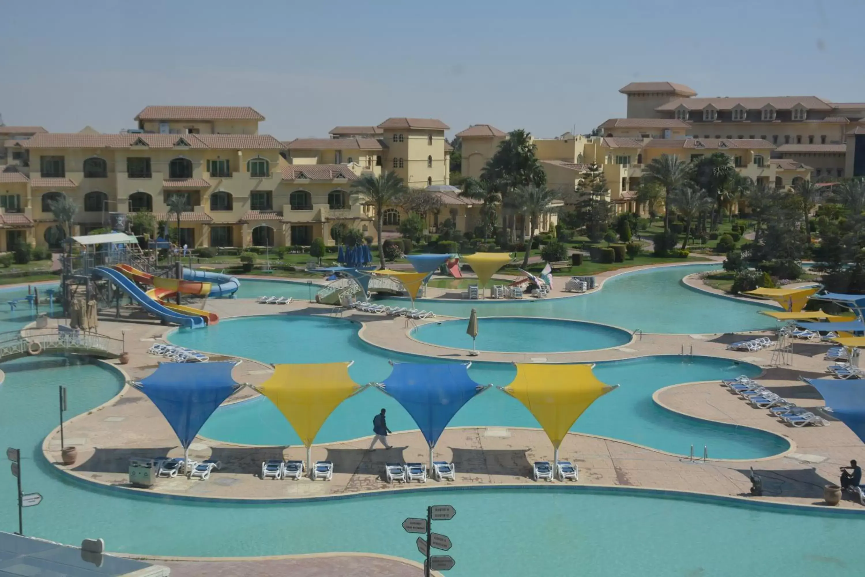 Aqua park, Pool View in Mövenpick Hotel Cairo - Media City