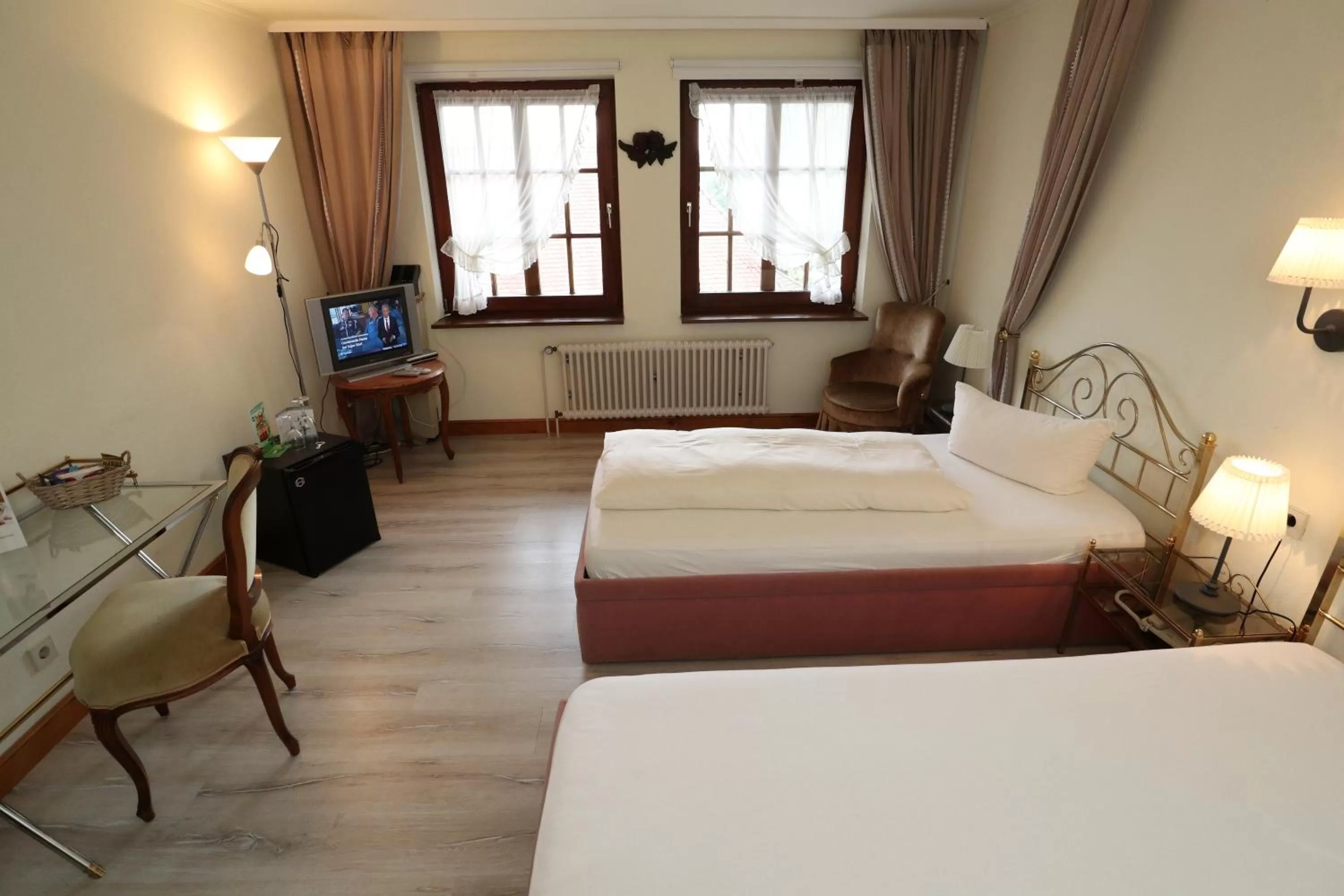 Bed in Schwarzwaldhotel Stollen