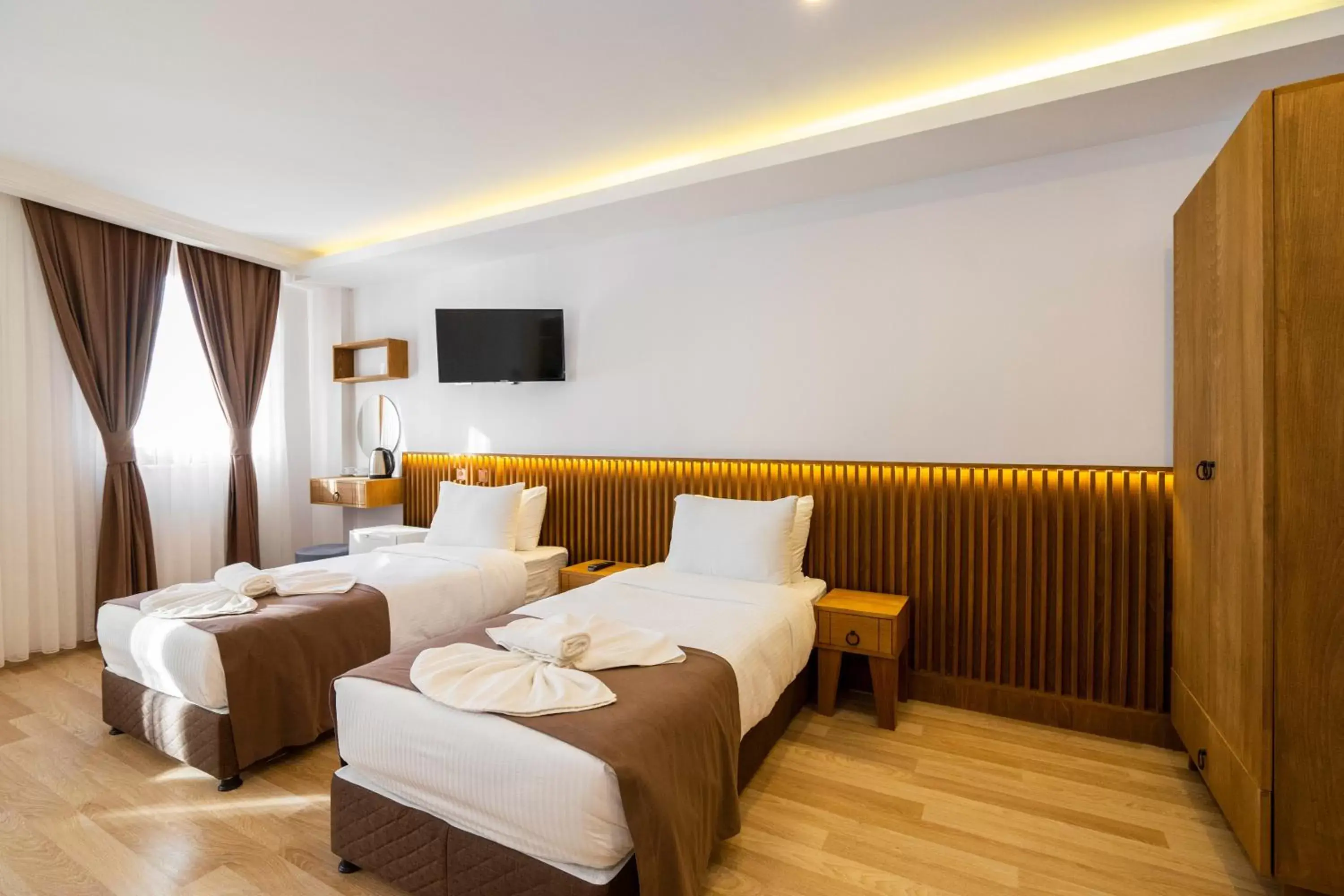 Bed in Castillo Rojo Hotel Istanbul
