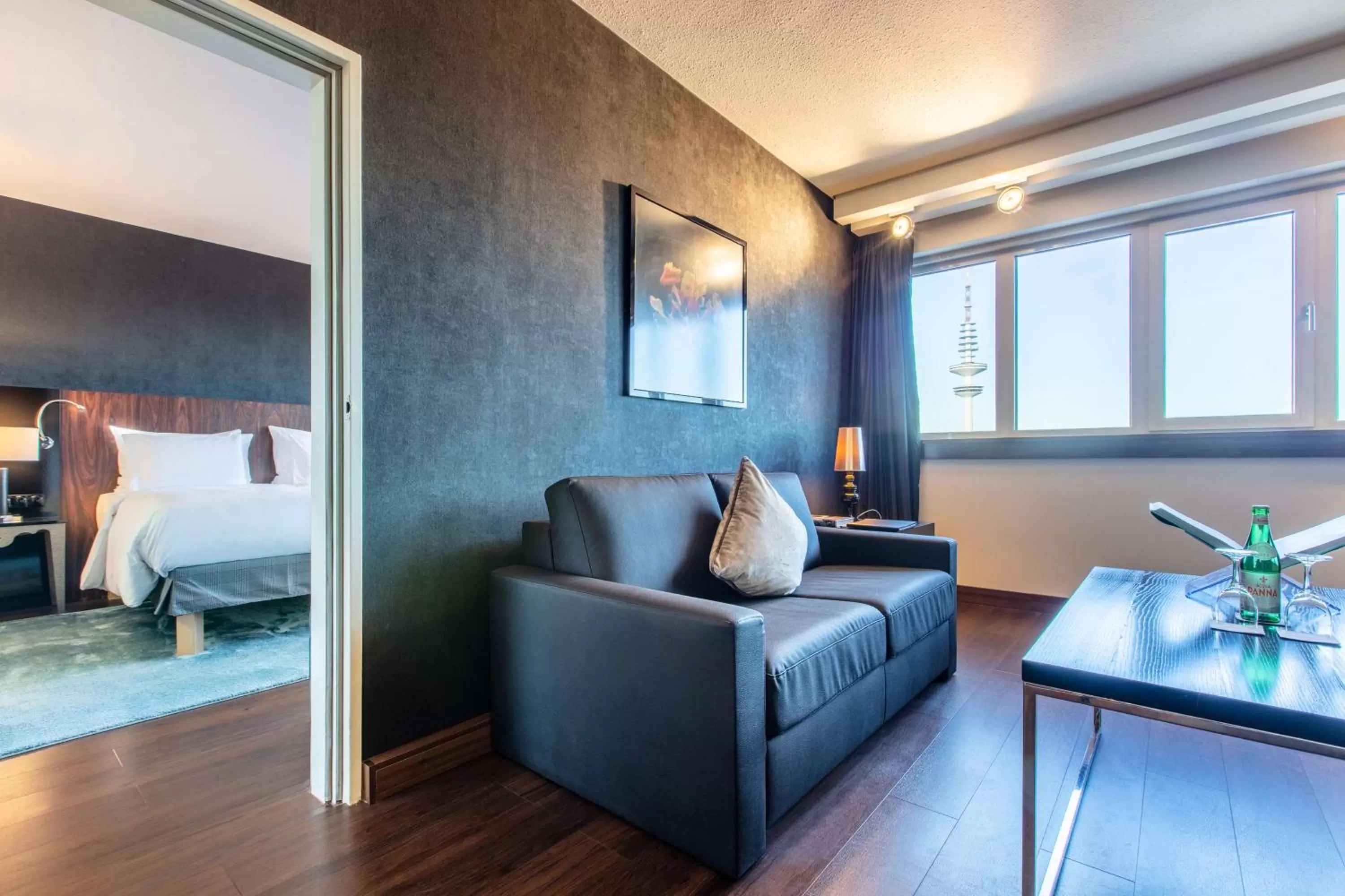 Photo of the whole room, Bed in Radisson Blu Hotel, Hamburg