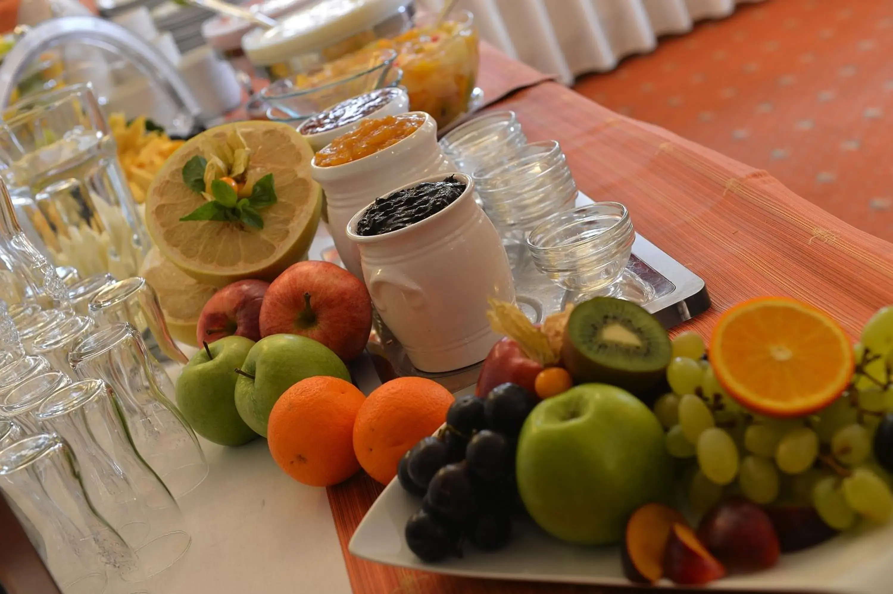 Food close-up in Hotel Podhrad