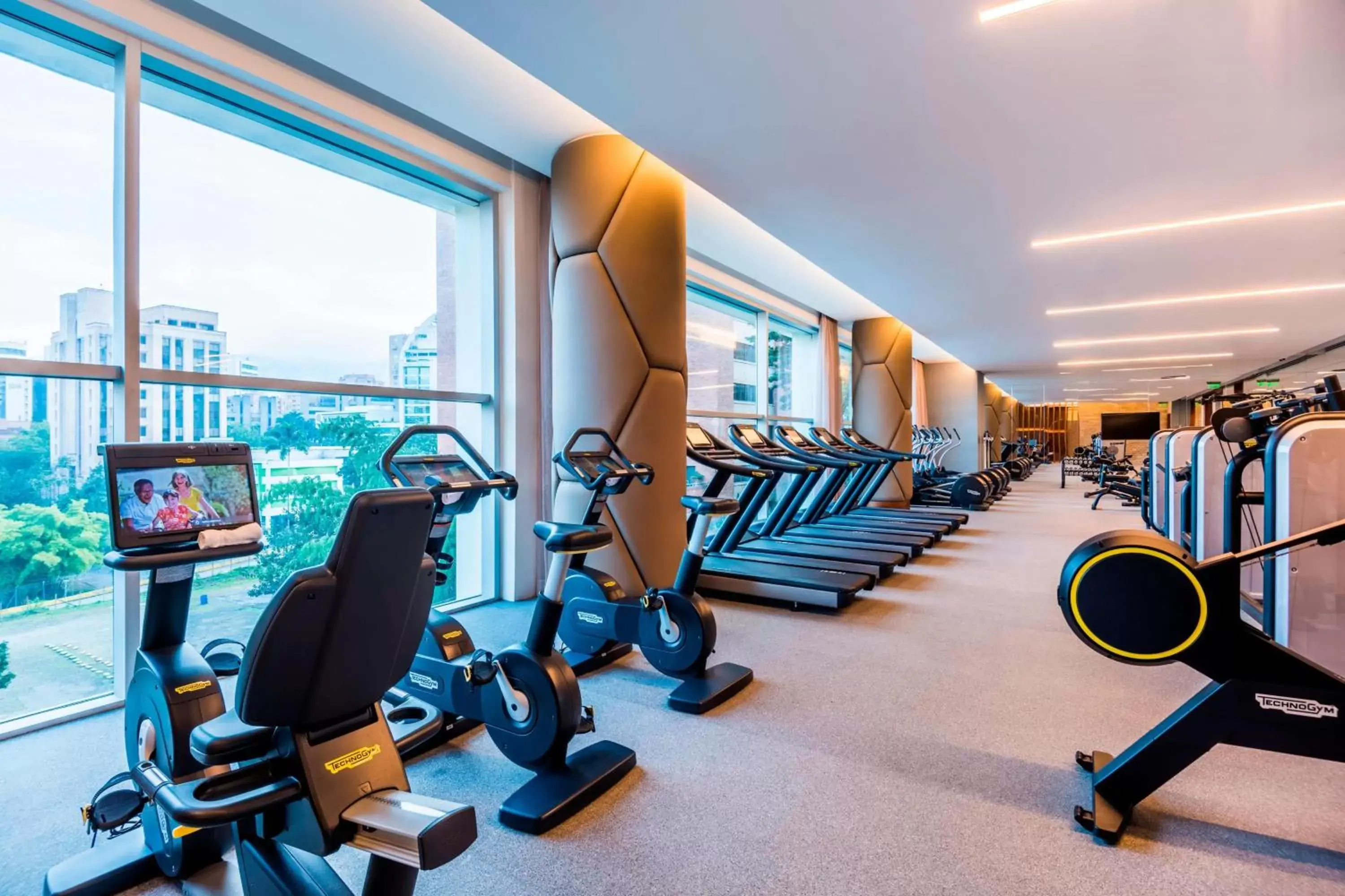 Fitness centre/facilities, Fitness Center/Facilities in Medellin Marriott Hotel