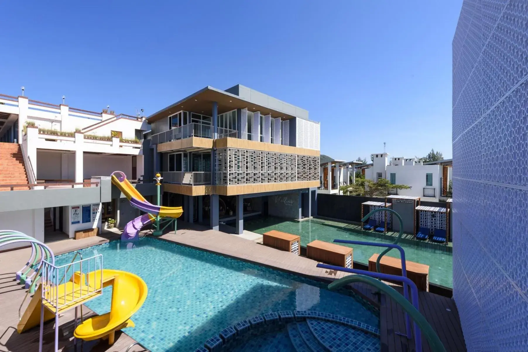 Aqua park, Swimming Pool in Maldives Beach Resort