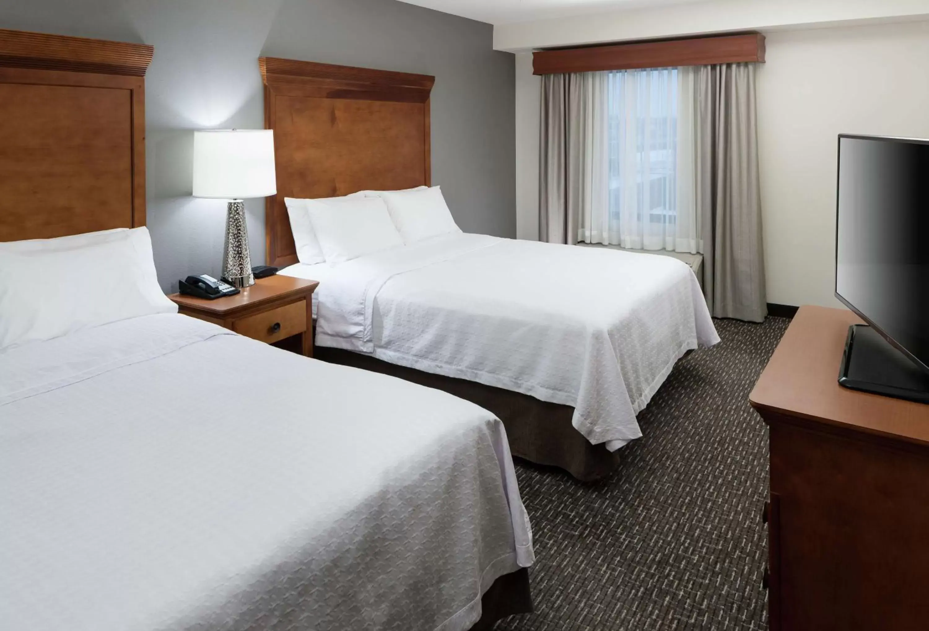 Bedroom, Bed in Homewood Suites by Hilton Omaha - Downtown