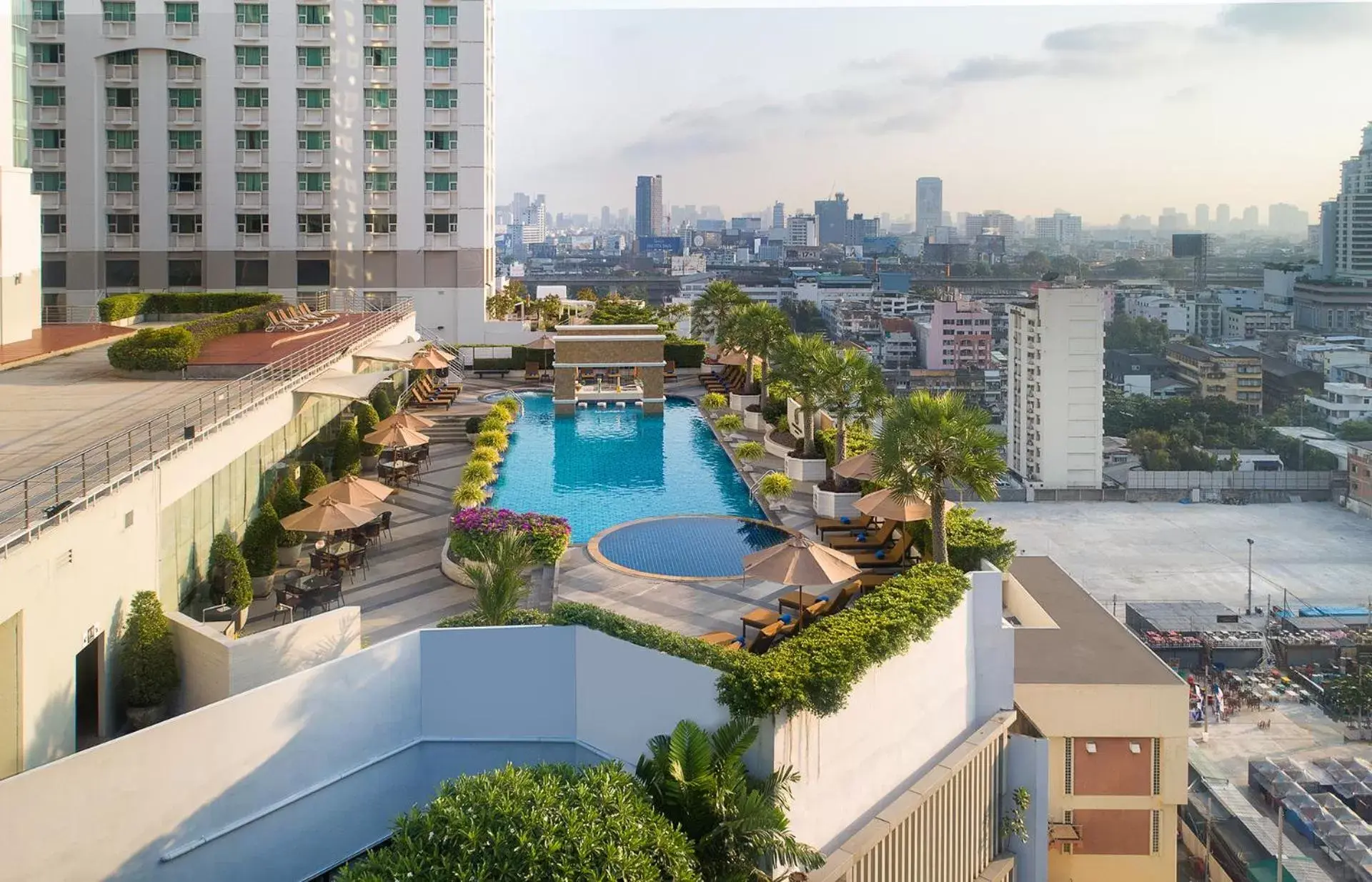 City view in The Berkeley Hotel Pratunam City view in The Berkeley Hotel Pratunam