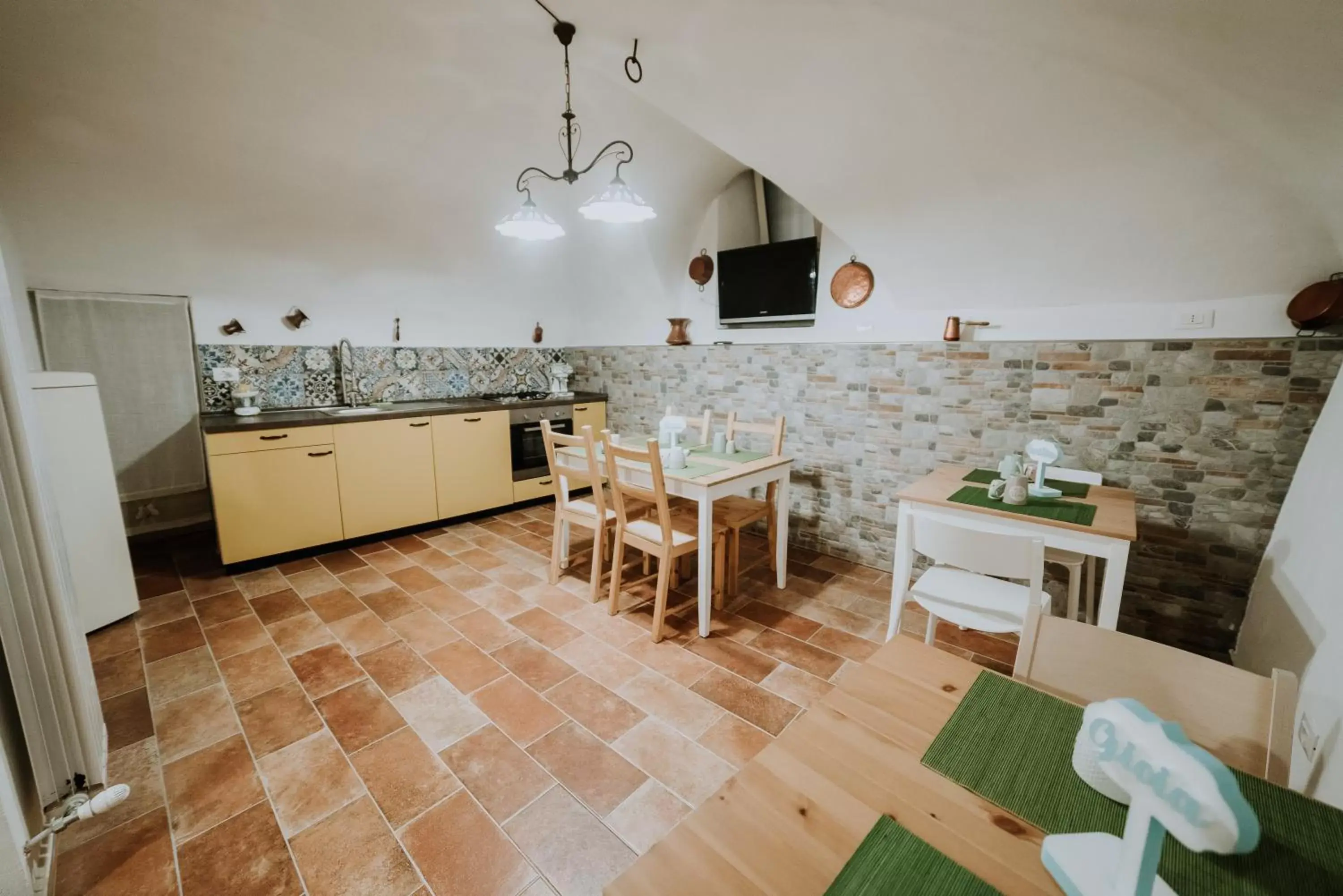 Kitchen/Kitchenette in La casa di Achille