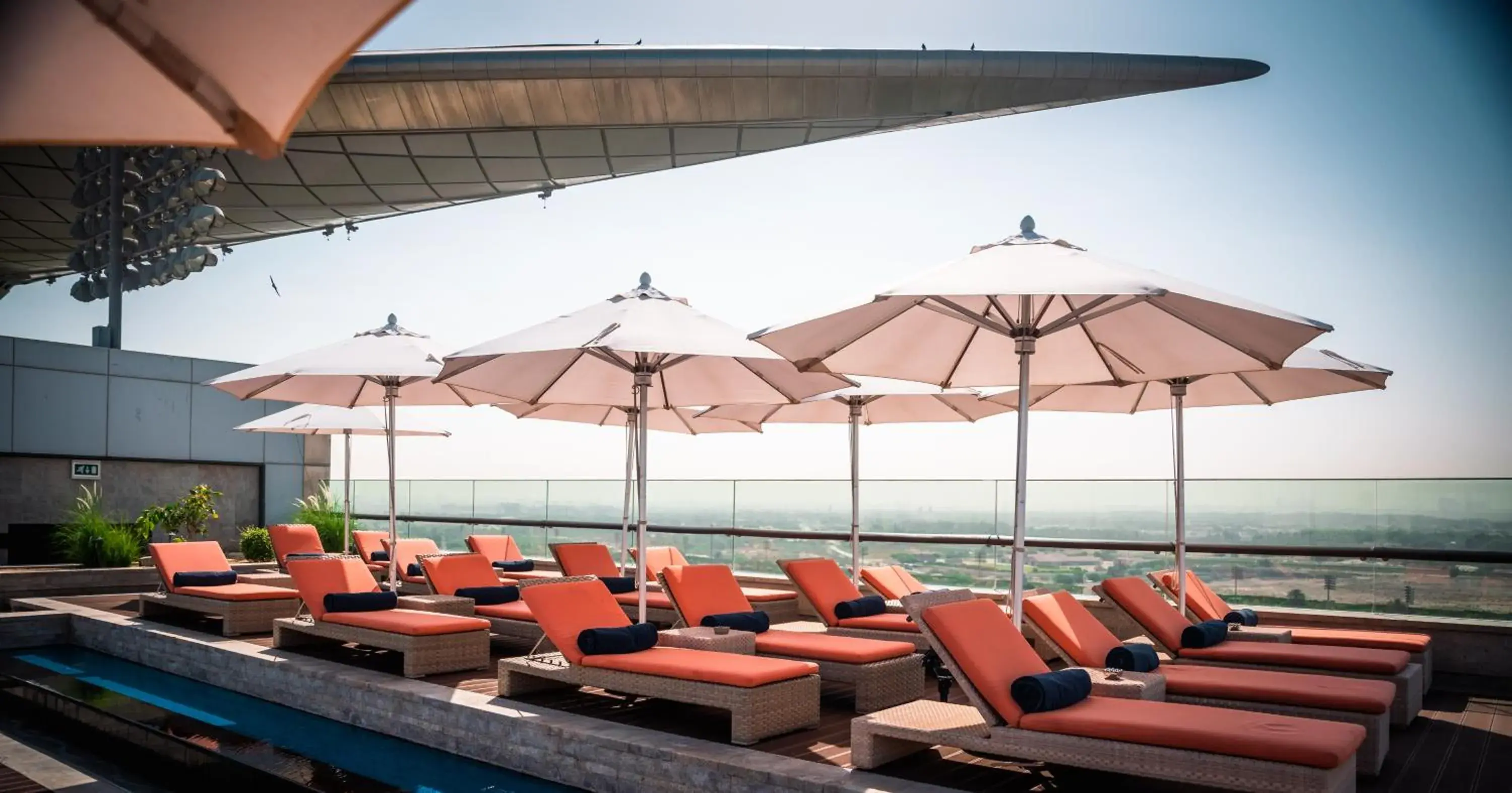 Swimming pool in The Meydan Hotel