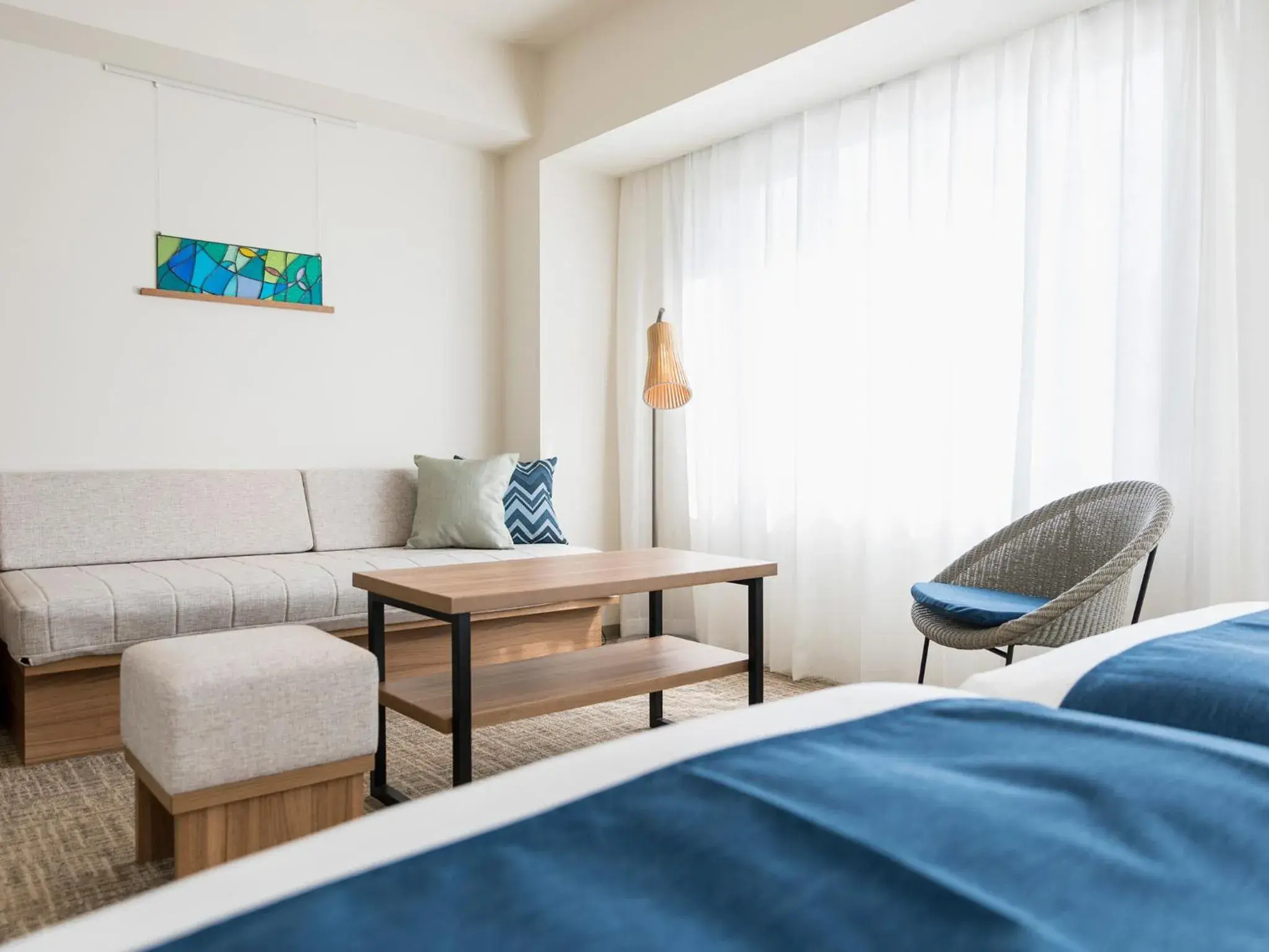 Photo of the whole room, Seating Area in Tokyu Stay Okinawa Naha