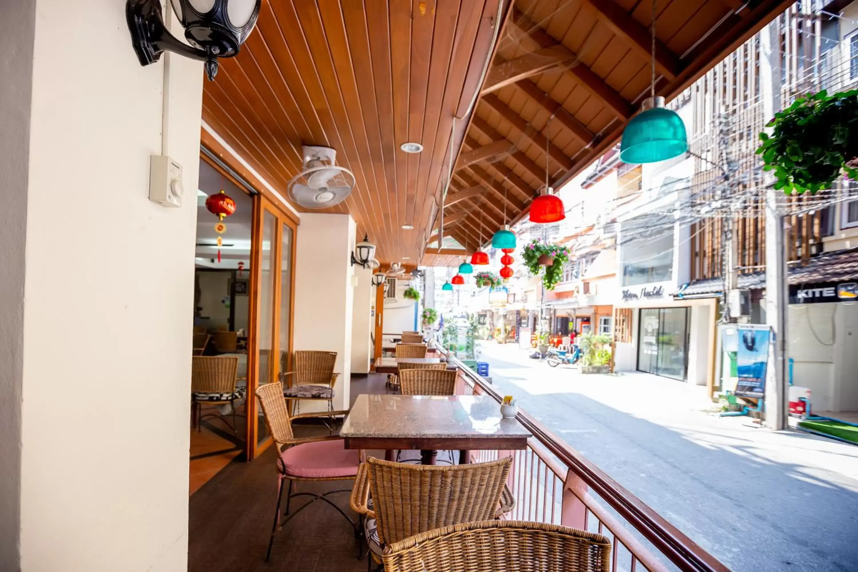 Balcony/Terrace in Thipurai Beach Hotel