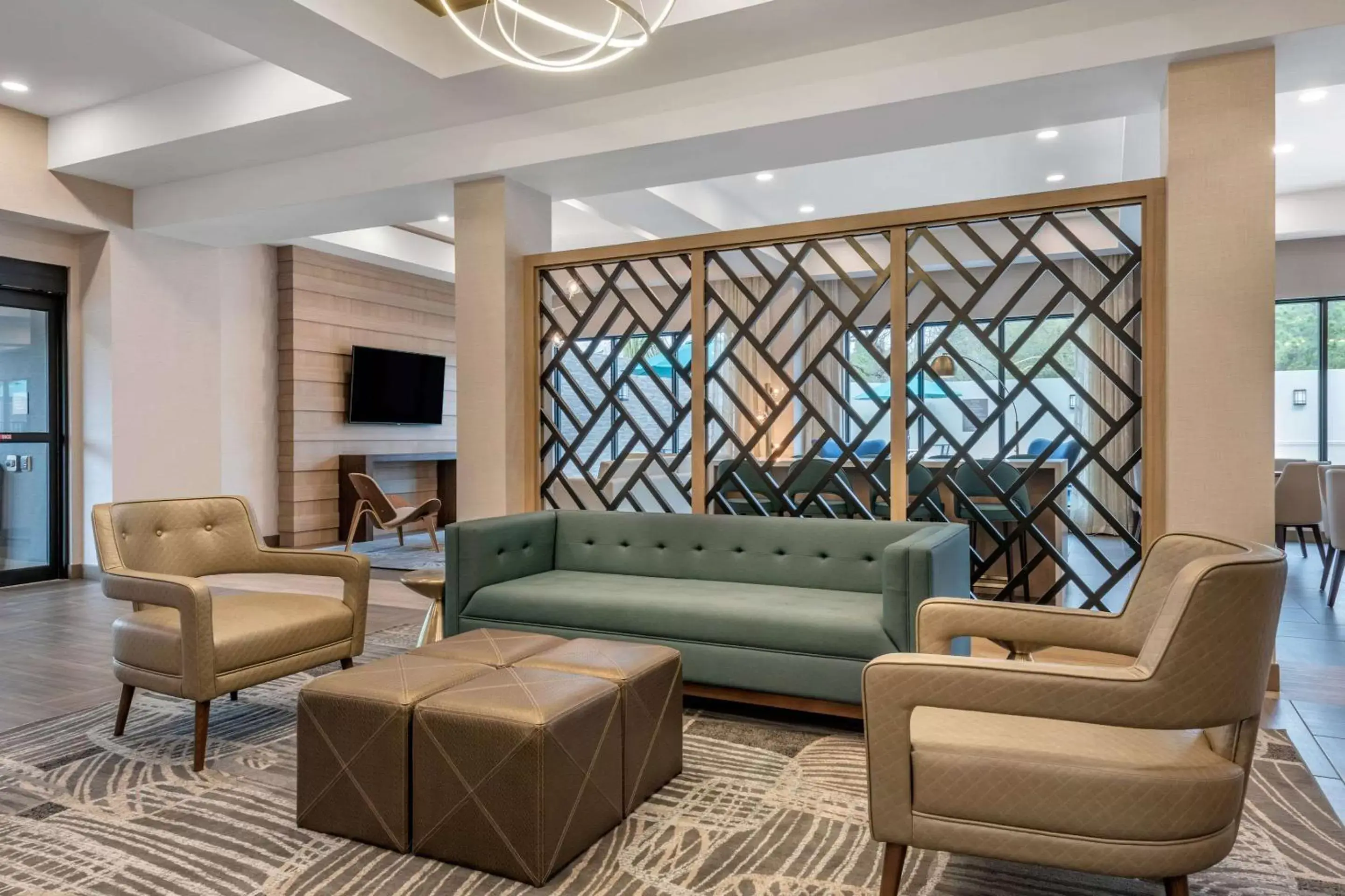 Lobby or reception, Seating Area in Comfort Suites Stuart-Hutchinson Island