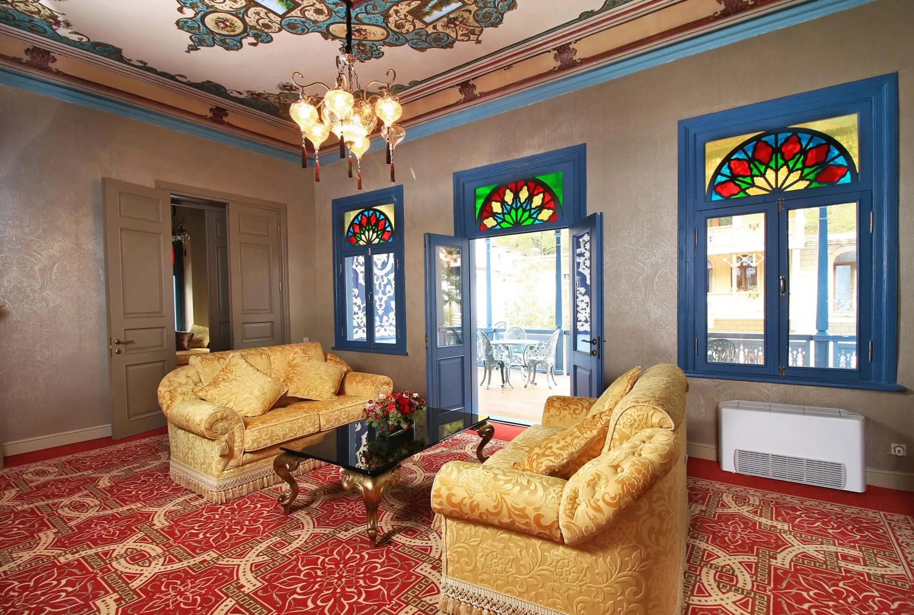 Living room, Seating Area in Golden Tulip Borjomi