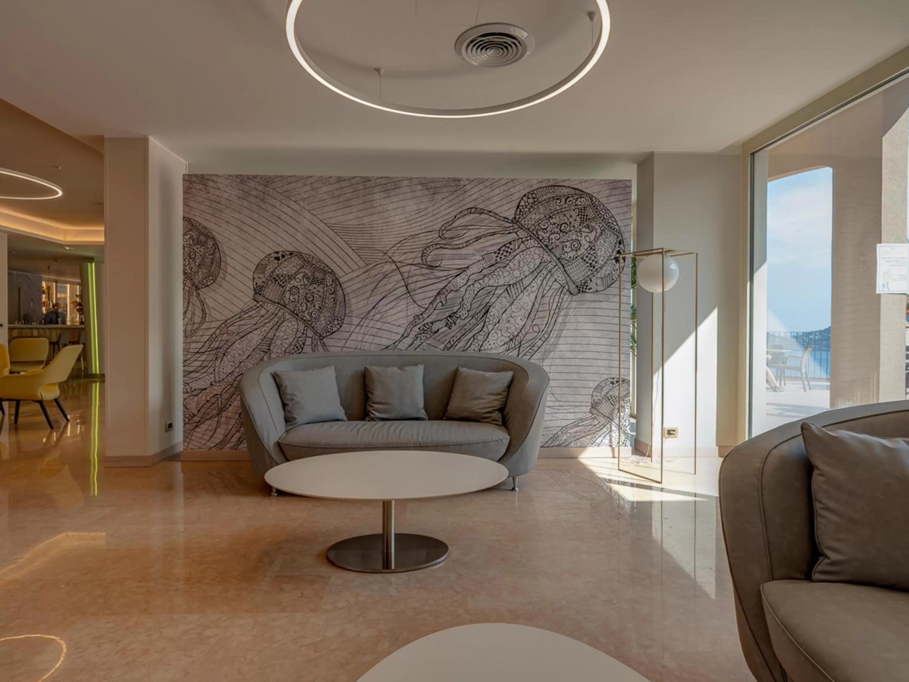 Lobby or reception in Hotel Antares