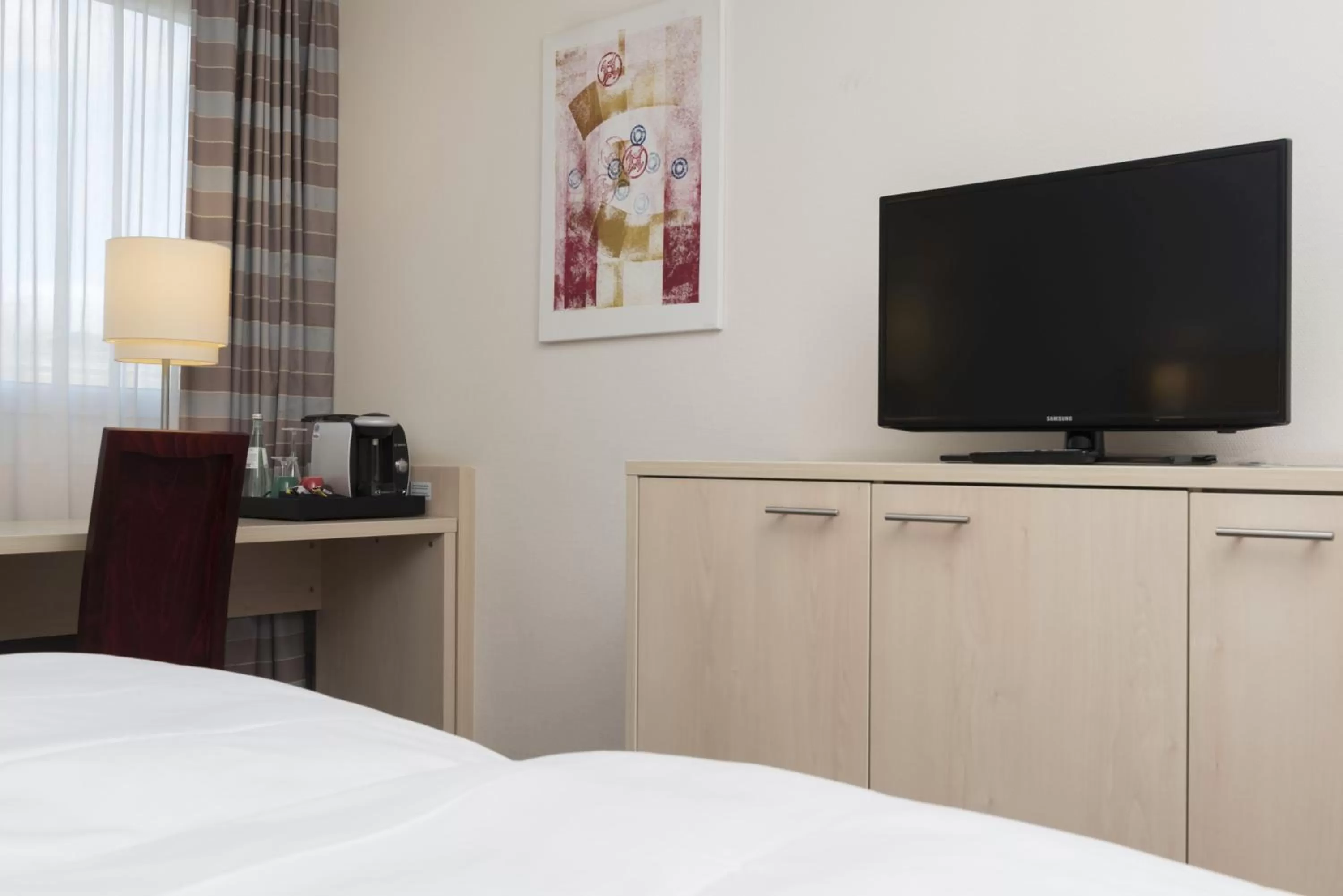 Decorative detail, Bed in Mercure Hotel Mannheim am Friedensplatz