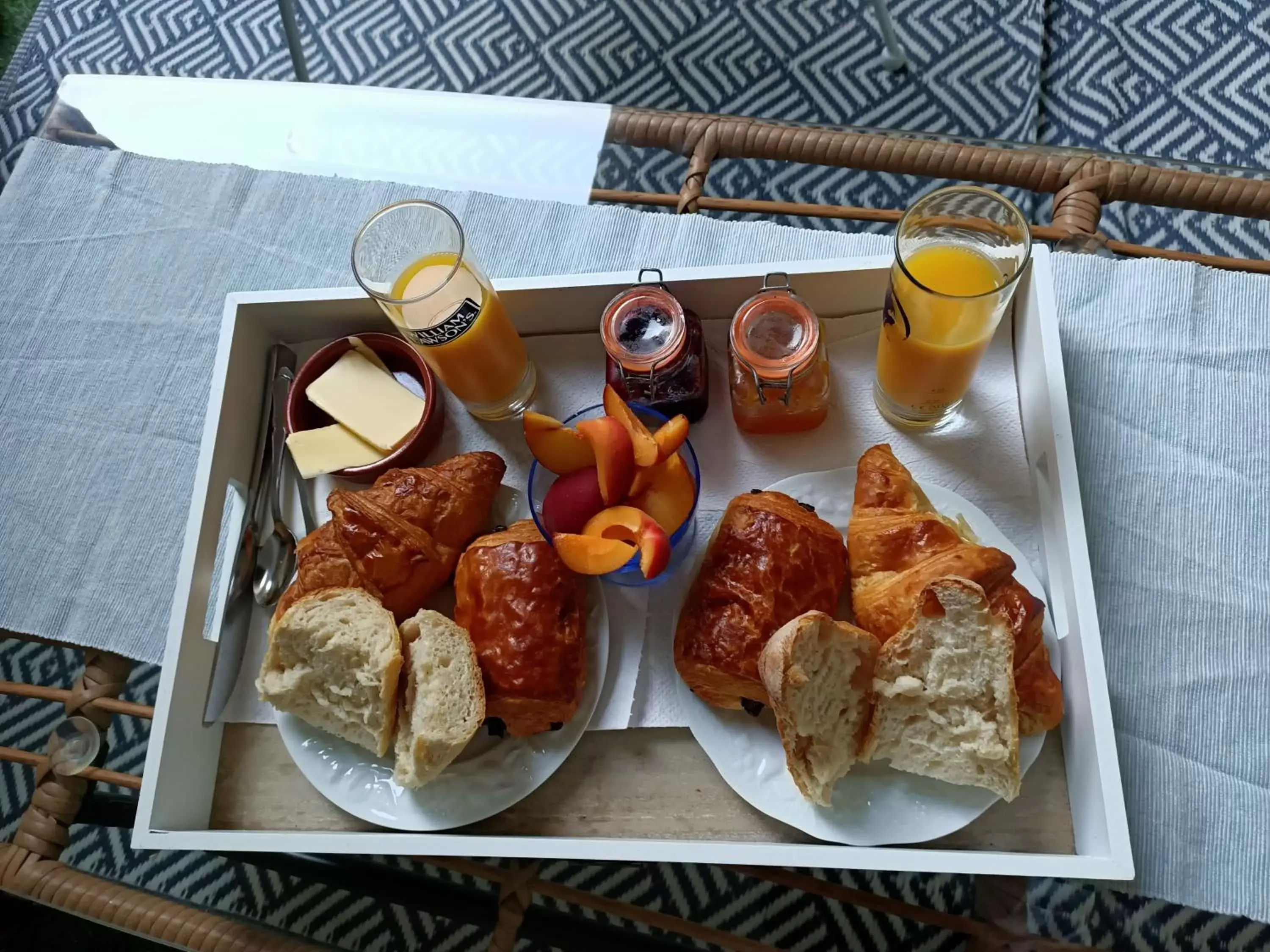 Continental breakfast, Breakfast in La Cachette