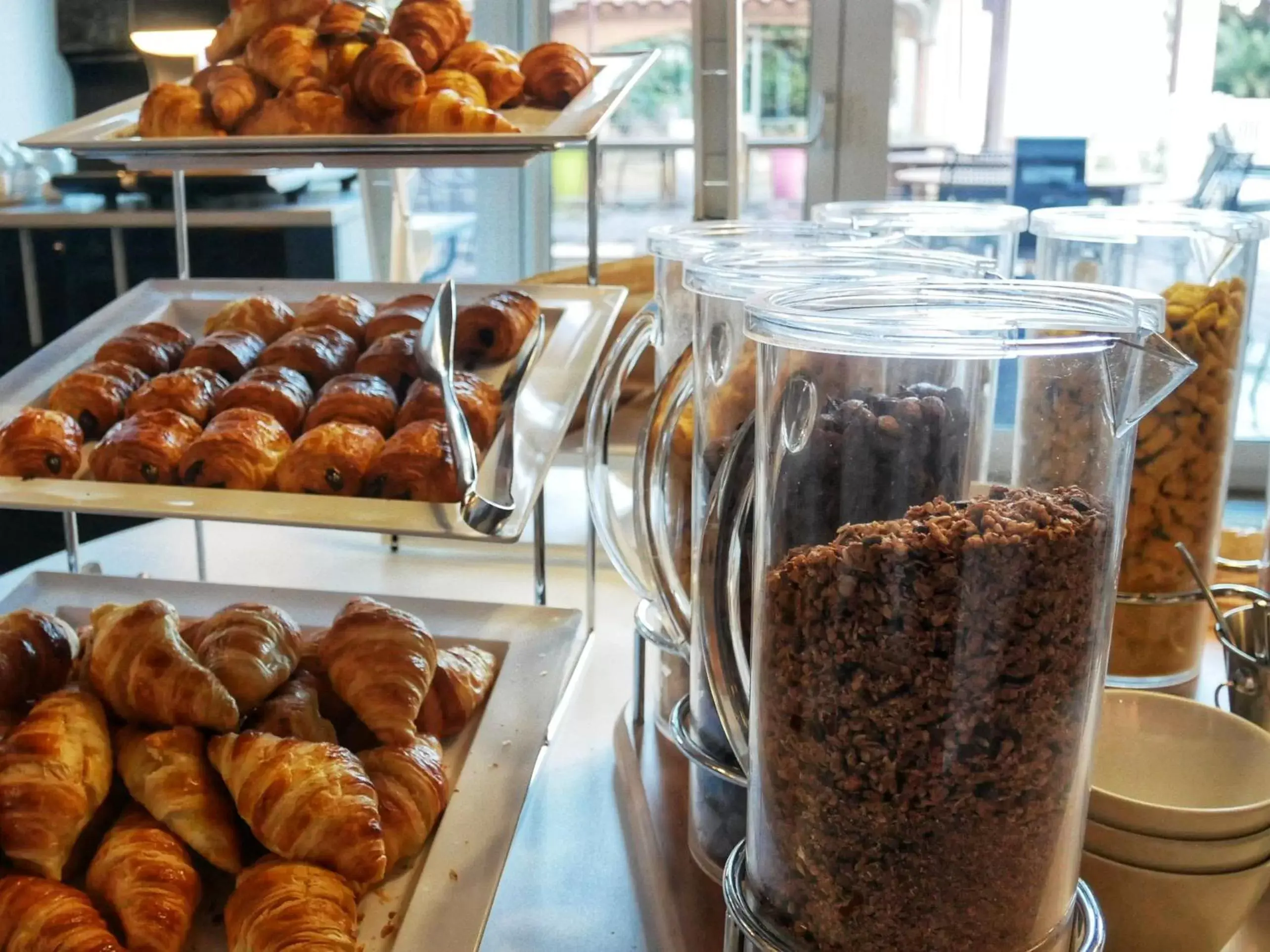 Buffet breakfast in Novotel Narbonne Sud A9/A61