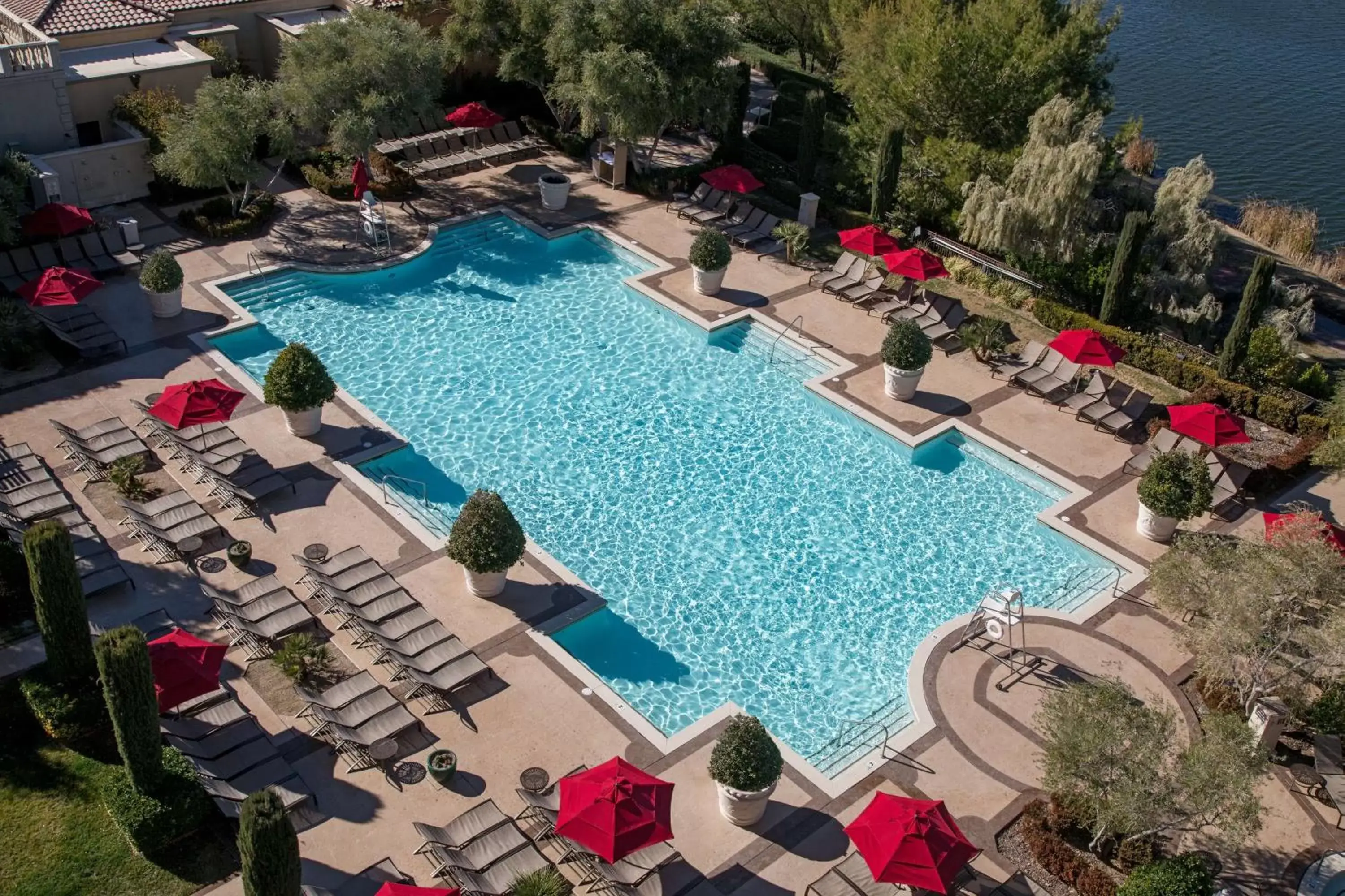 Pool View in Hilton Lake Las Vegas Resort & Spa