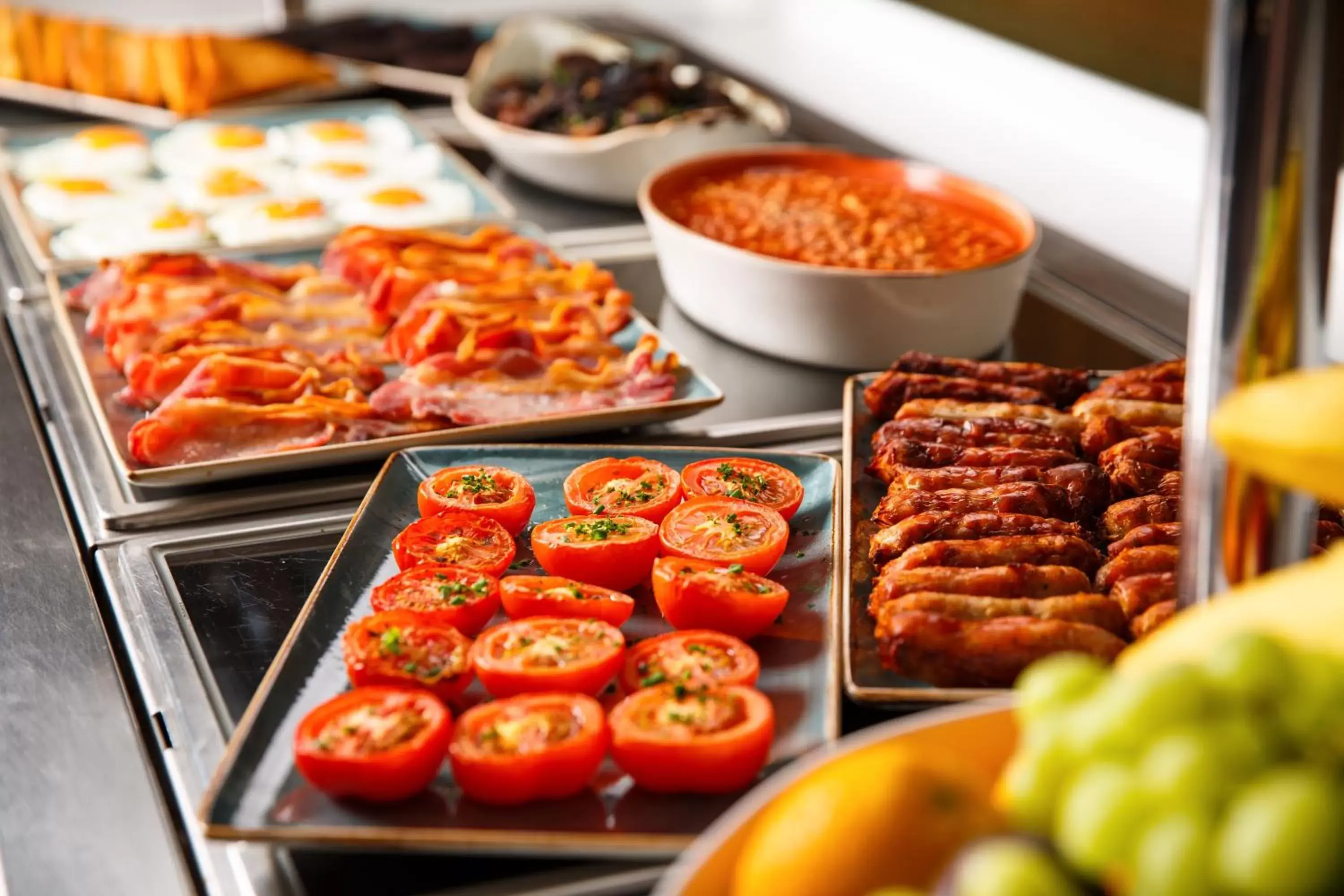 Buffet breakfast in Mercure Swansea Hotel