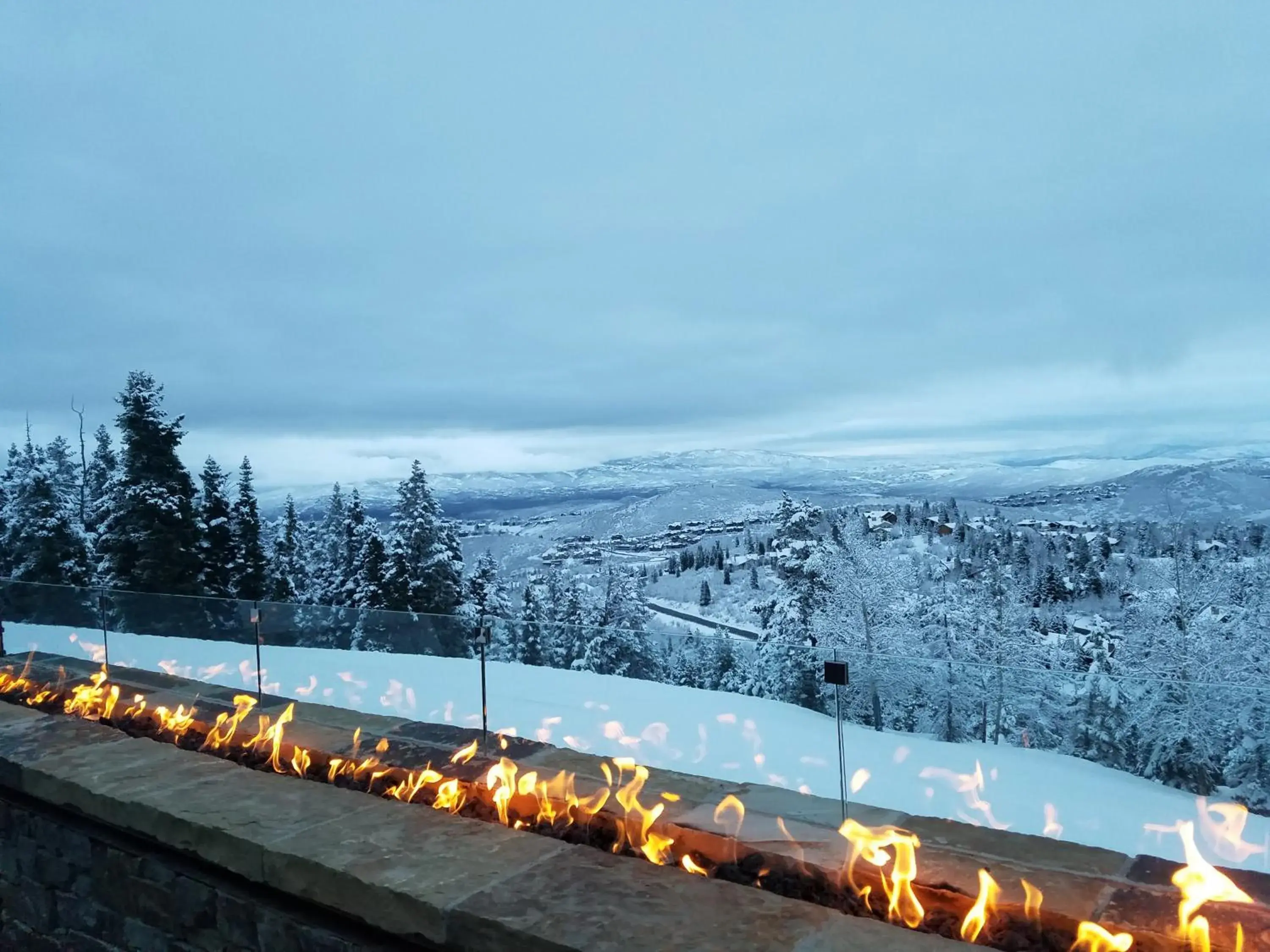 Mountain view, Winter in Stein Eriksen Residences