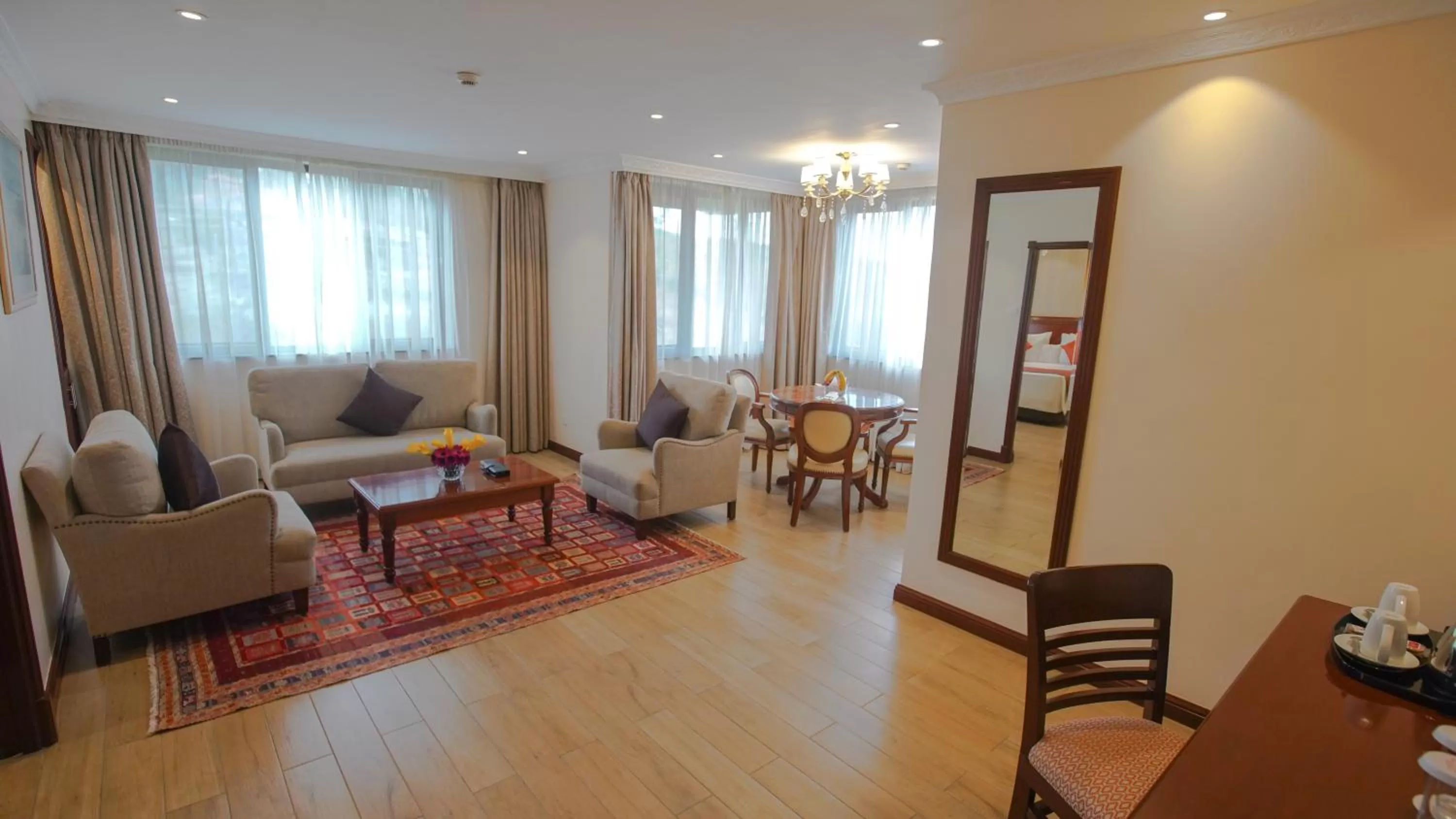 Seating area in Sarova Woodlands Hotel and Spa