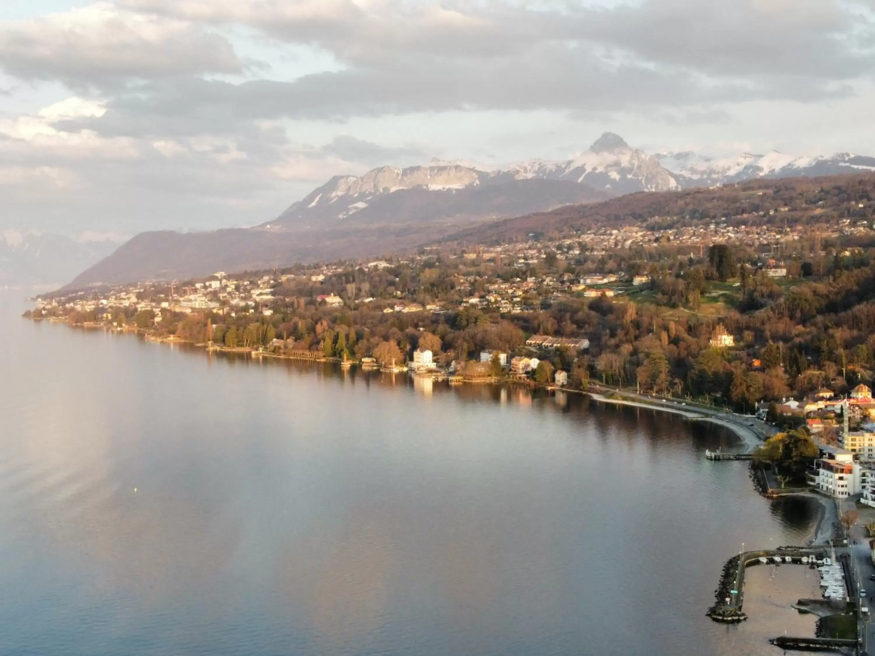 Beach, Bird's-eye View in B&B HOTEL Evian Publier