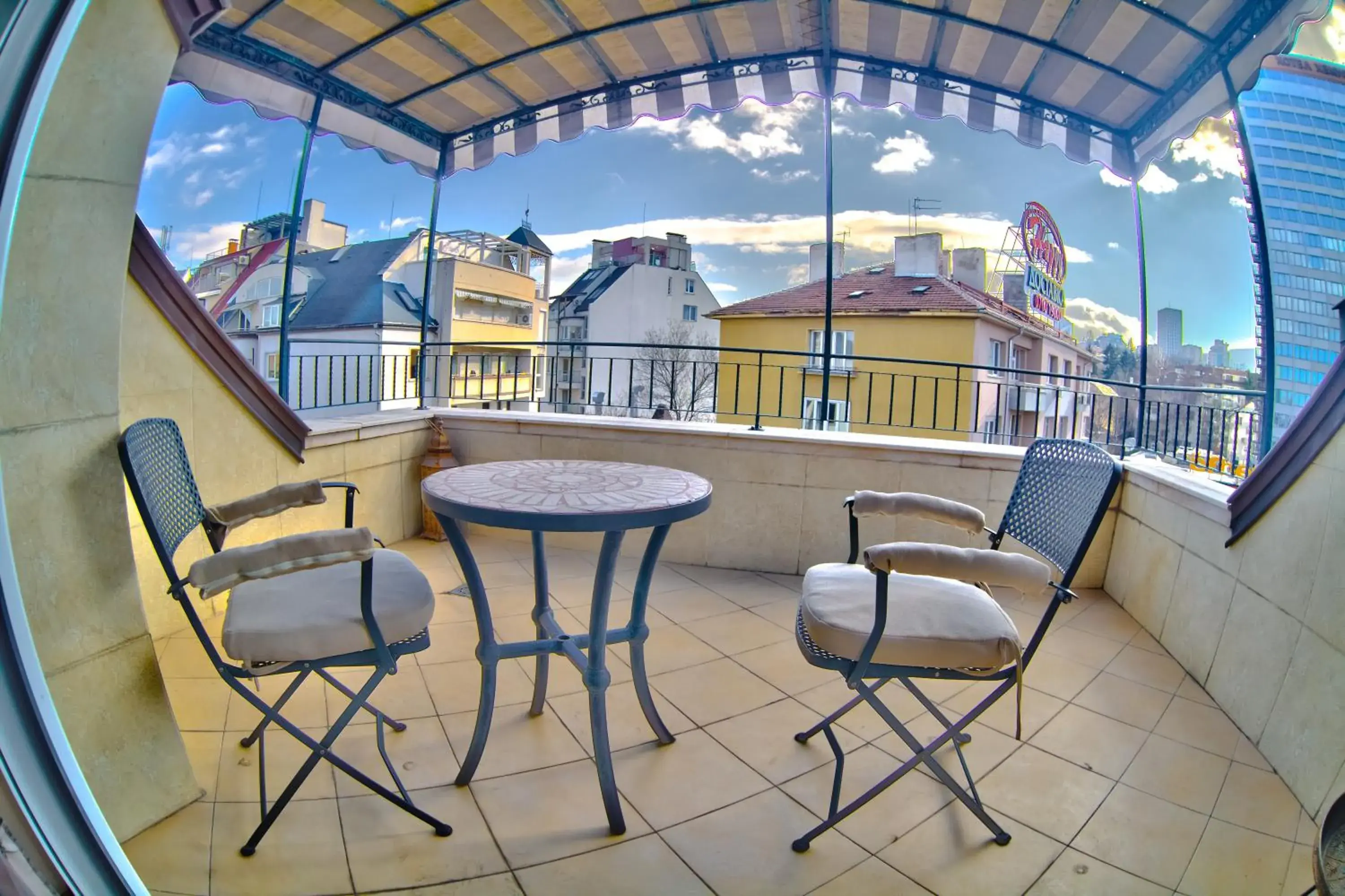 Balcony/Terrace in Meg-Lozenetz Hotel