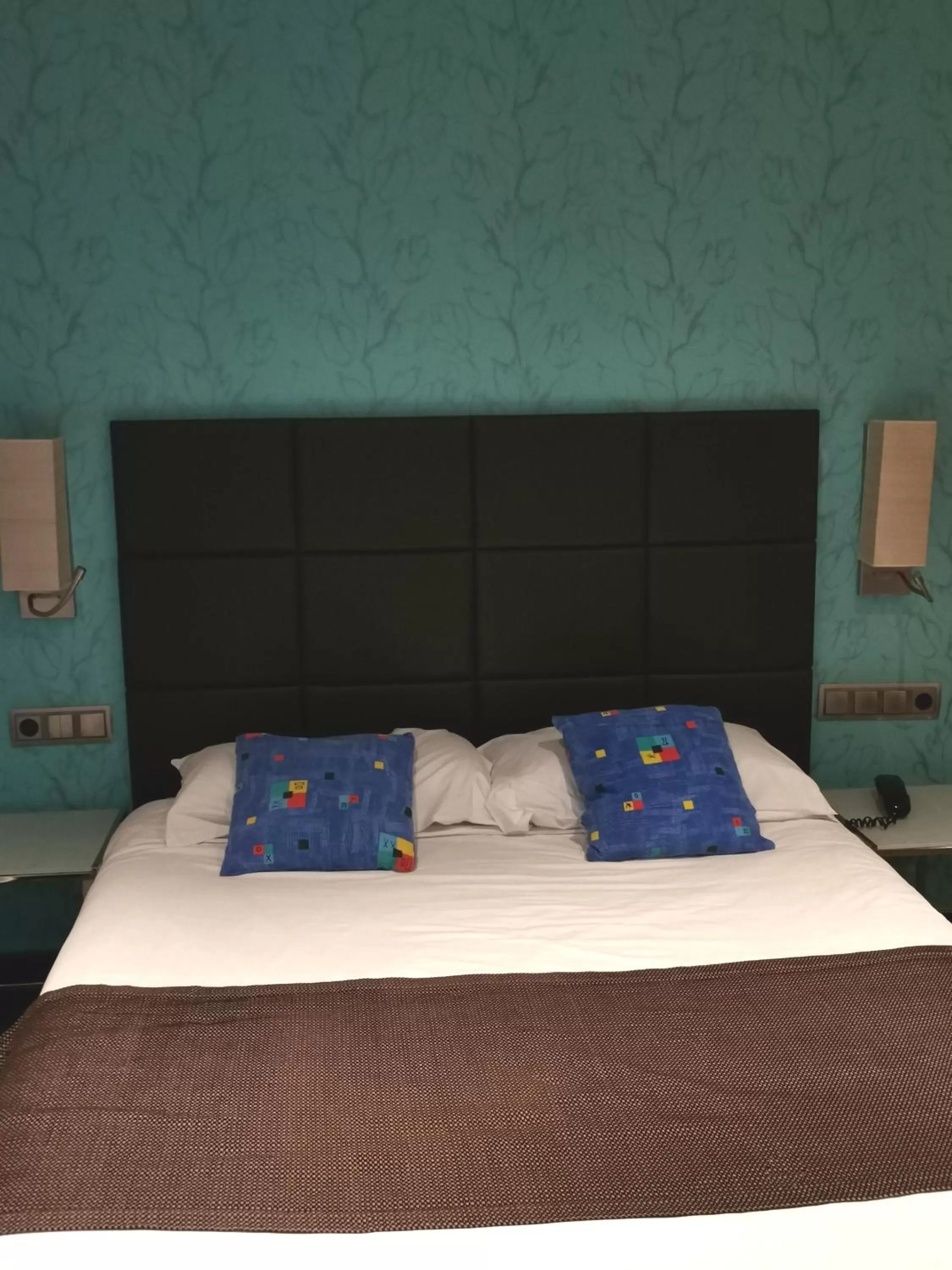 Bed in Hotel Lloret Ramblas