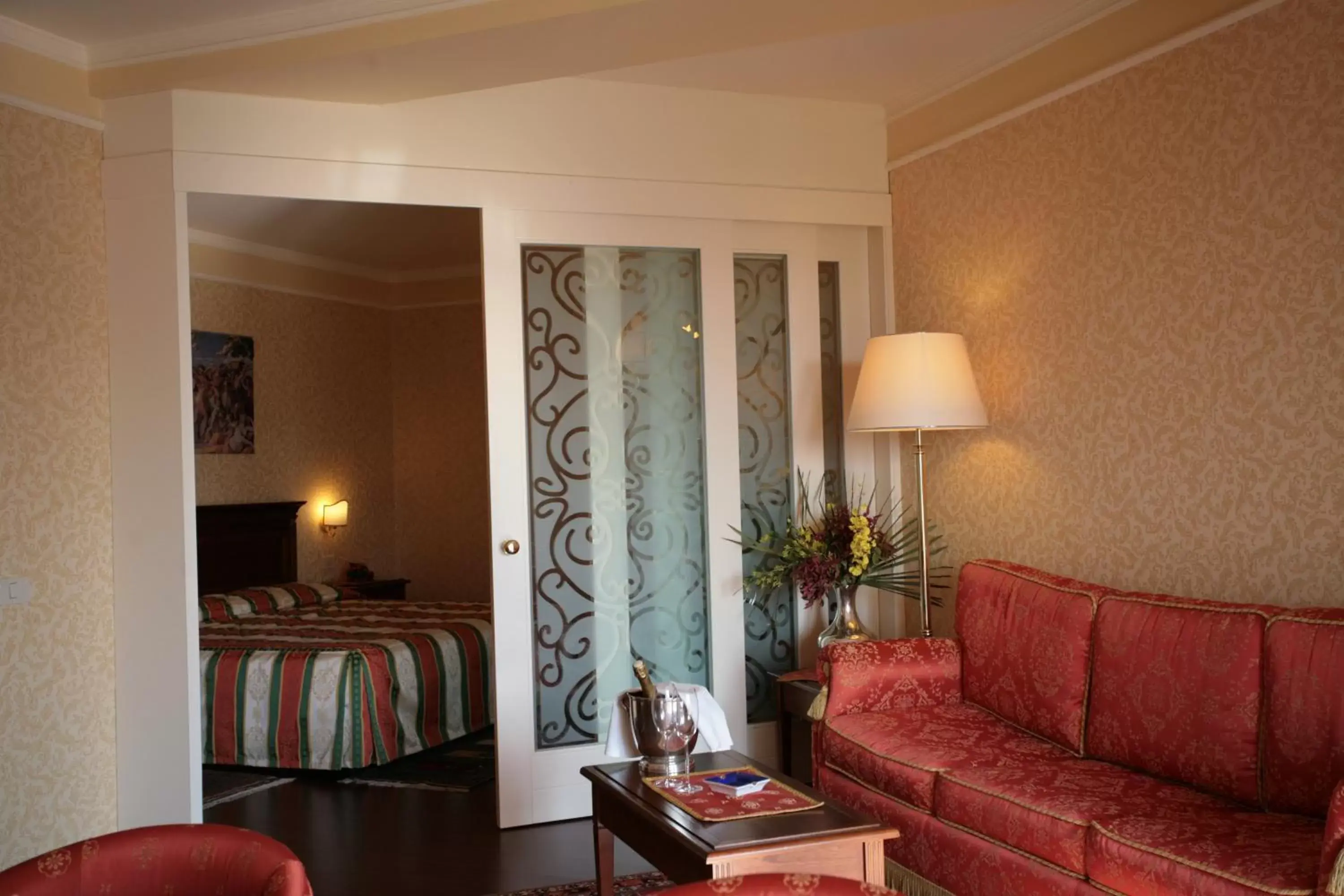 Decorative detail, Seating Area in Hotel Al Ponte