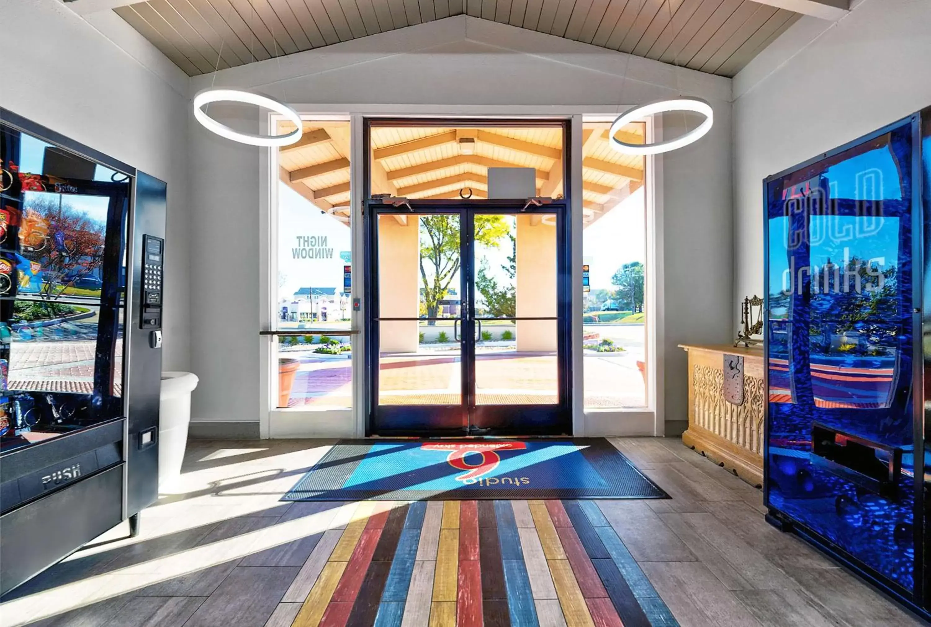 Lobby or reception in Studio 6-Denton, TX - UNT Lobby or reception in Studio 6-Denton, TX - UNT