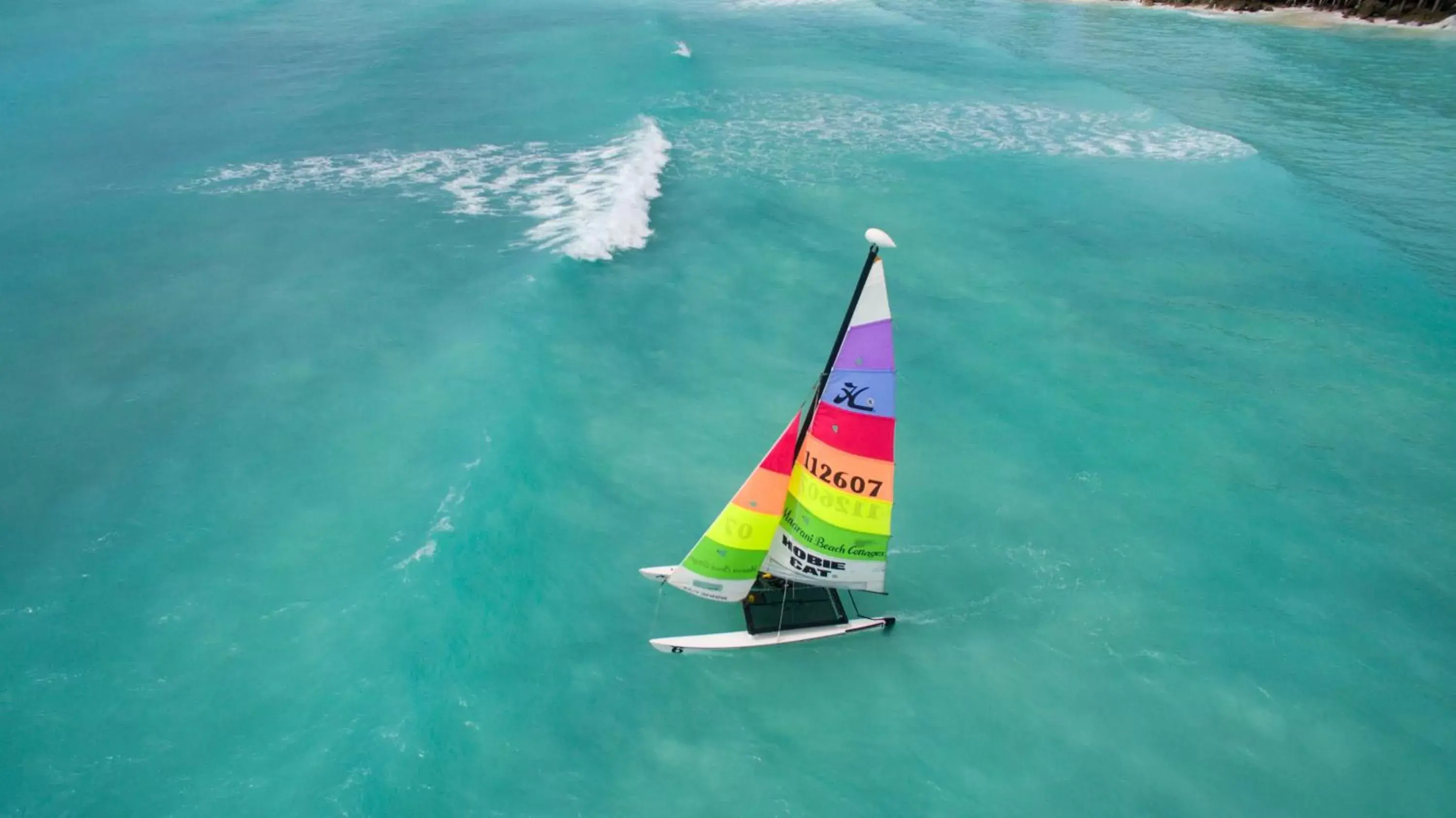 Beach, Windsurfing in Mnarani Beach Cottages