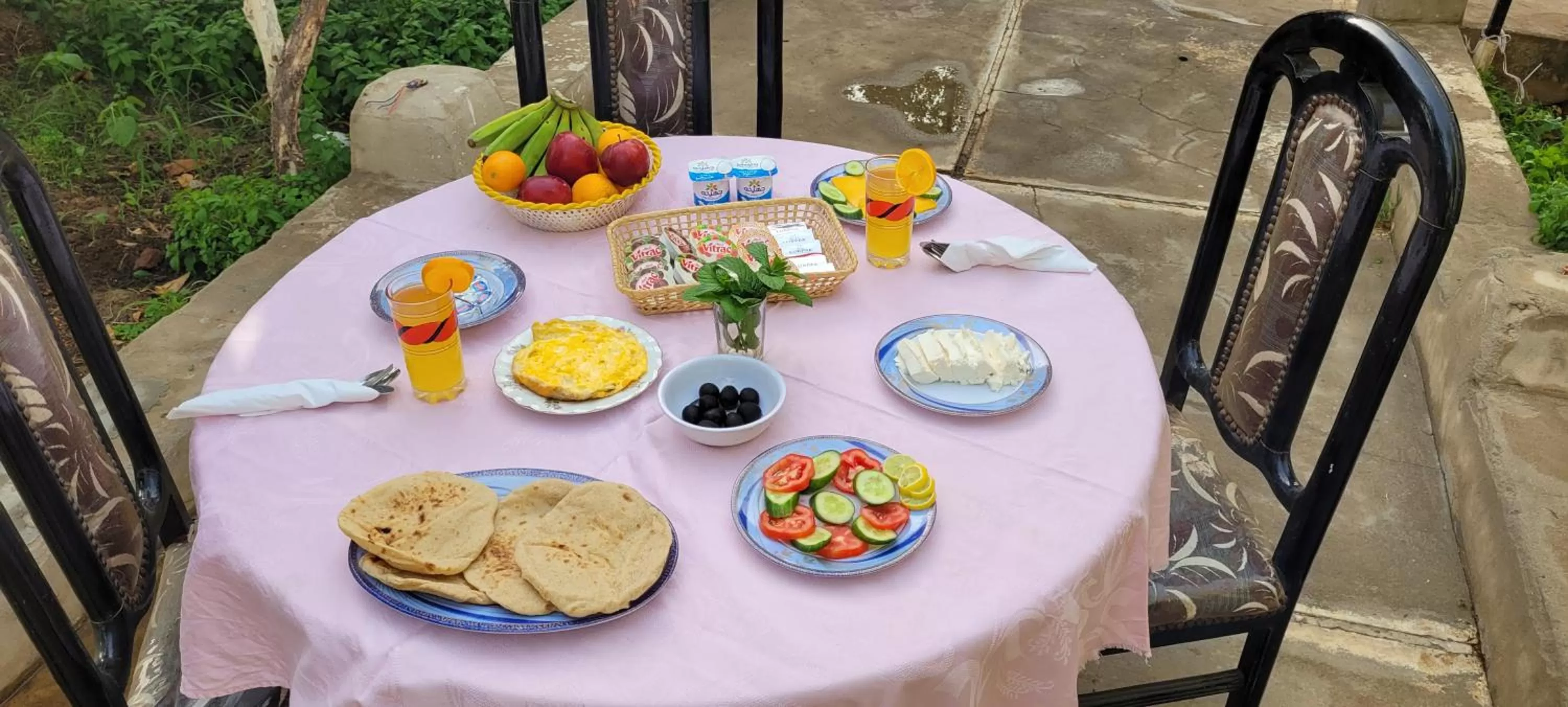 Breakfast in Luxor Villa Hatshepsut