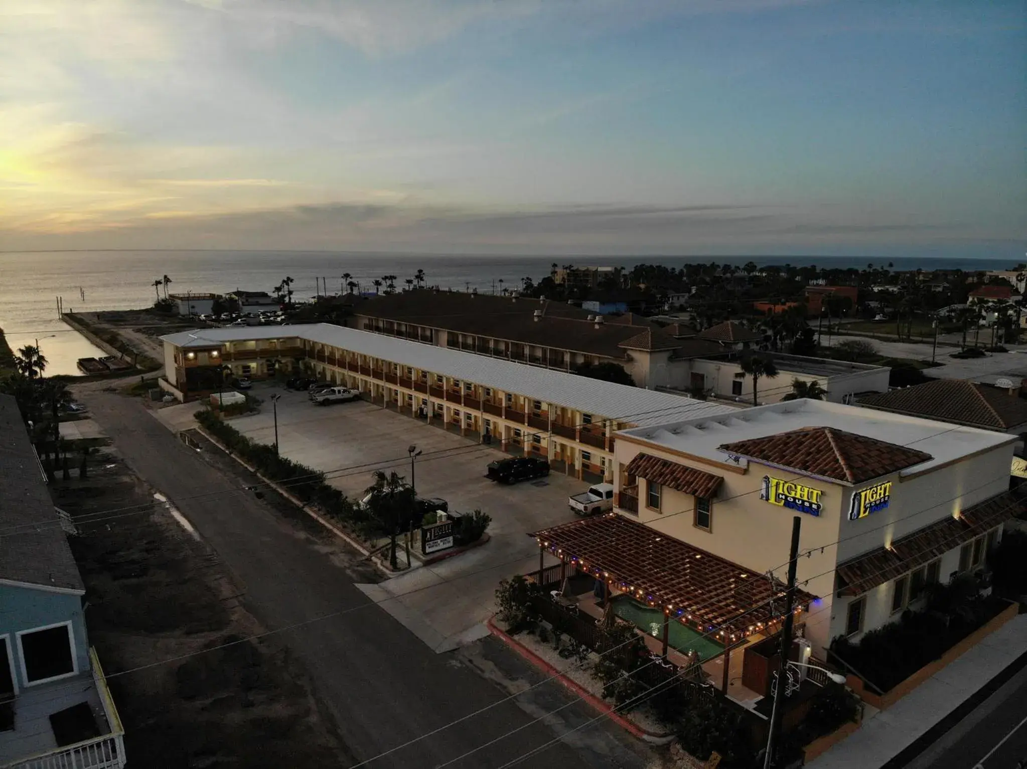 Sunset, Bird's-eye View in LIGHTHOUSE INN