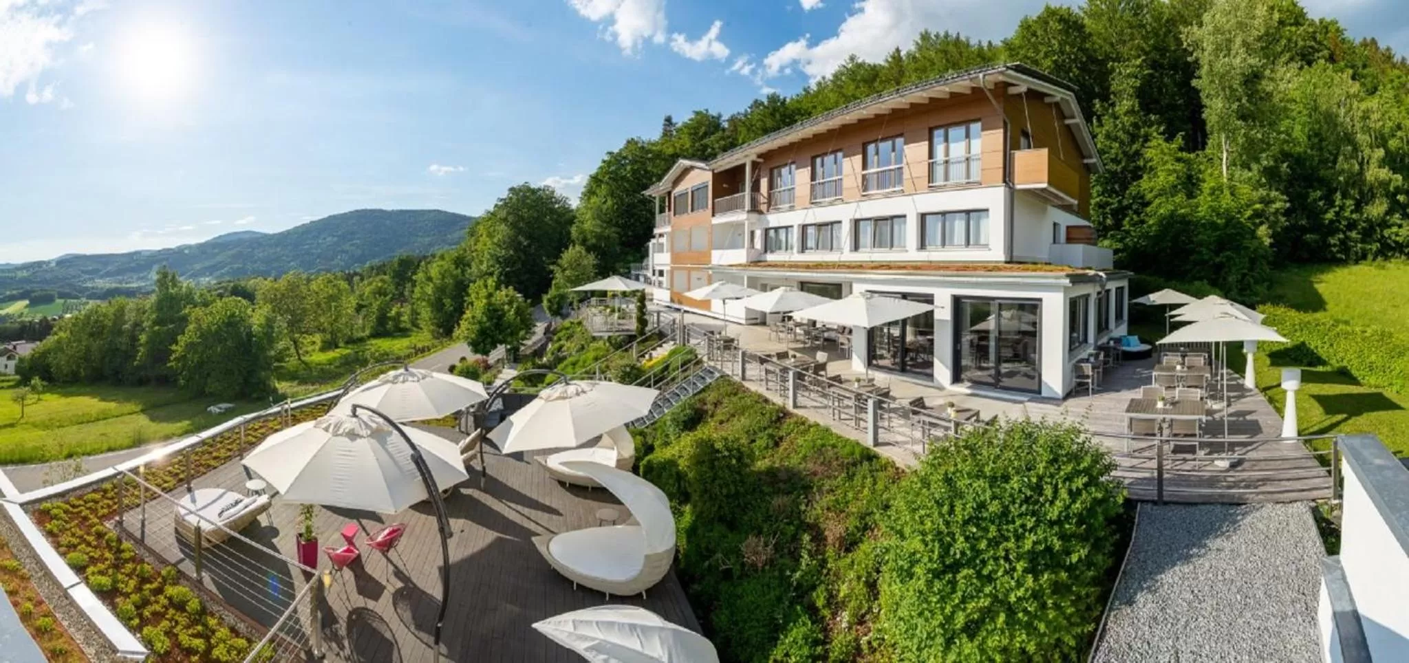 Bird's eye view in Thula Wellnesshotel Bayerischer Wald
