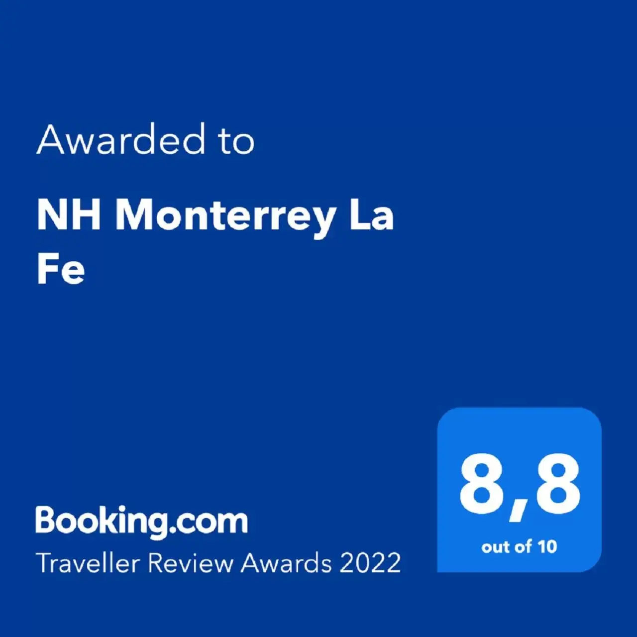 Certificate/Award, Logo/Certificate/Sign/Award in NH Monterrey La Fe