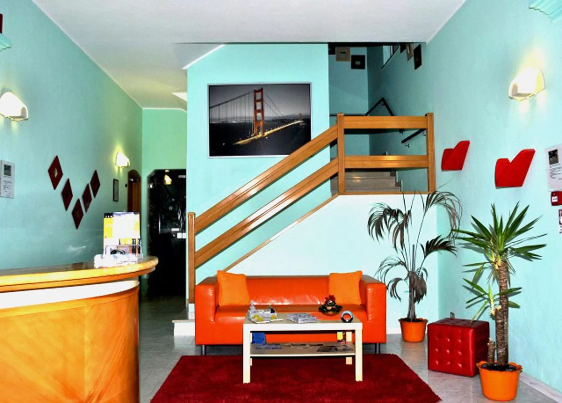 Communal lounge/ TV room in Hotel Giannella