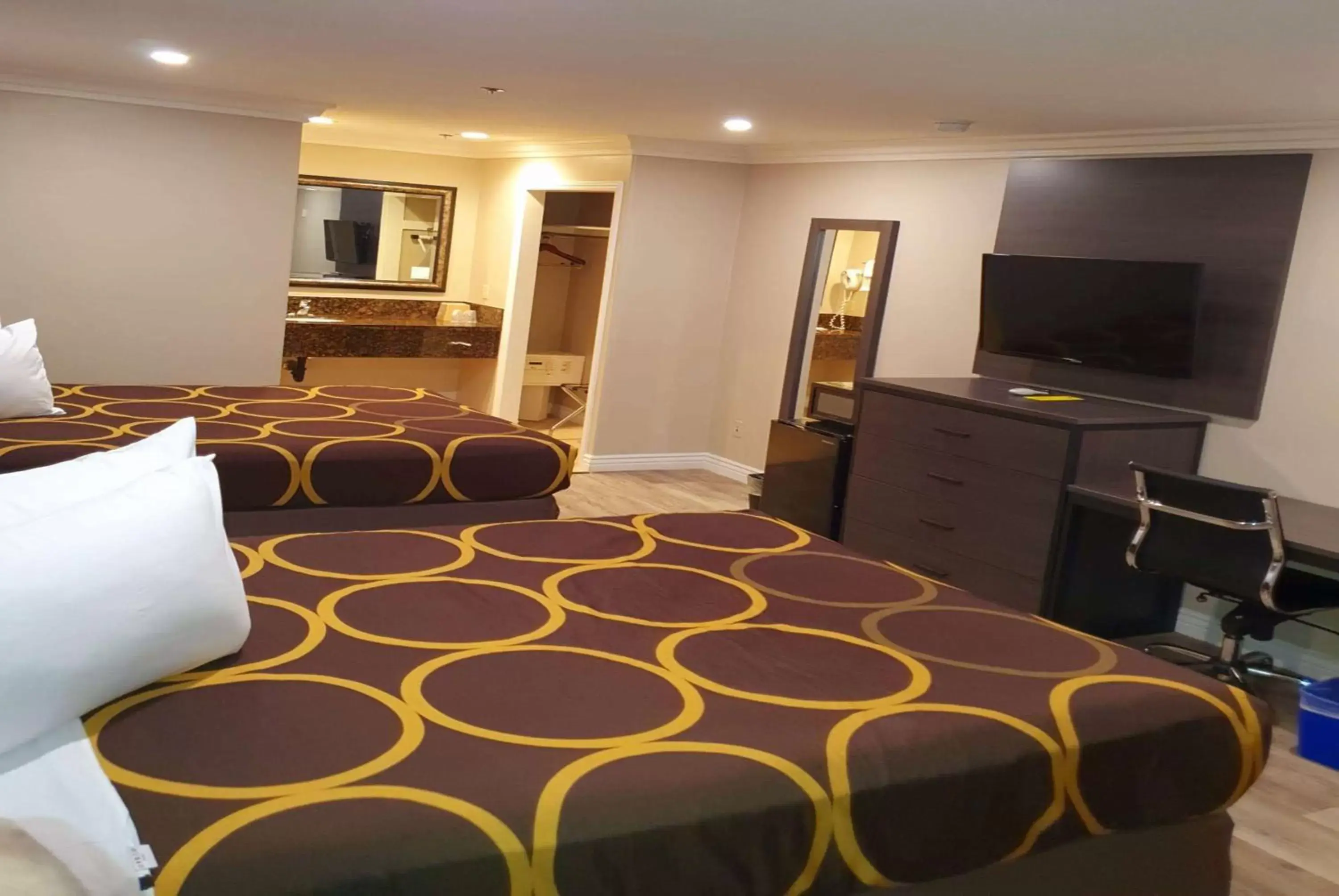 Photo of the whole room, TV/Entertainment Center in Super 8 by Wyndham Cypress Buena Park Area