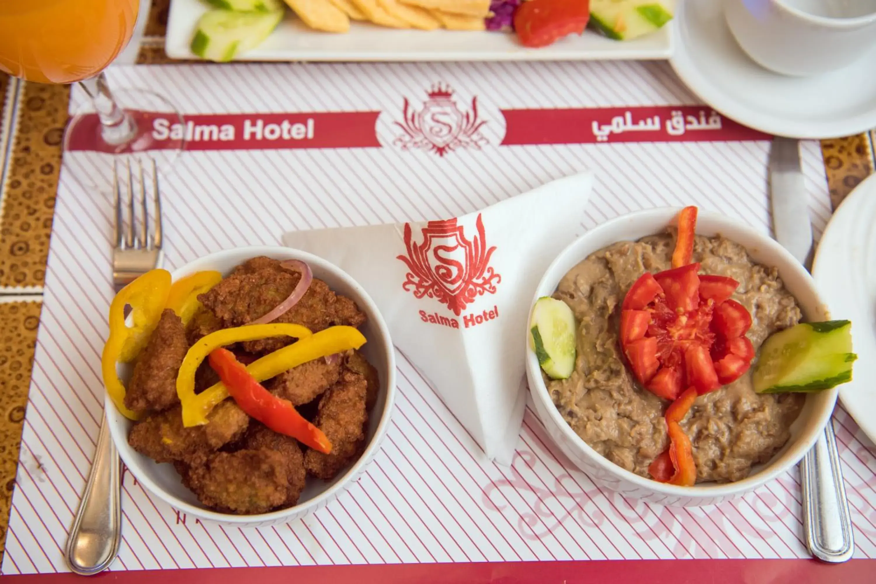 Restaurant/places to eat, Food in Salma Hotel Cairo