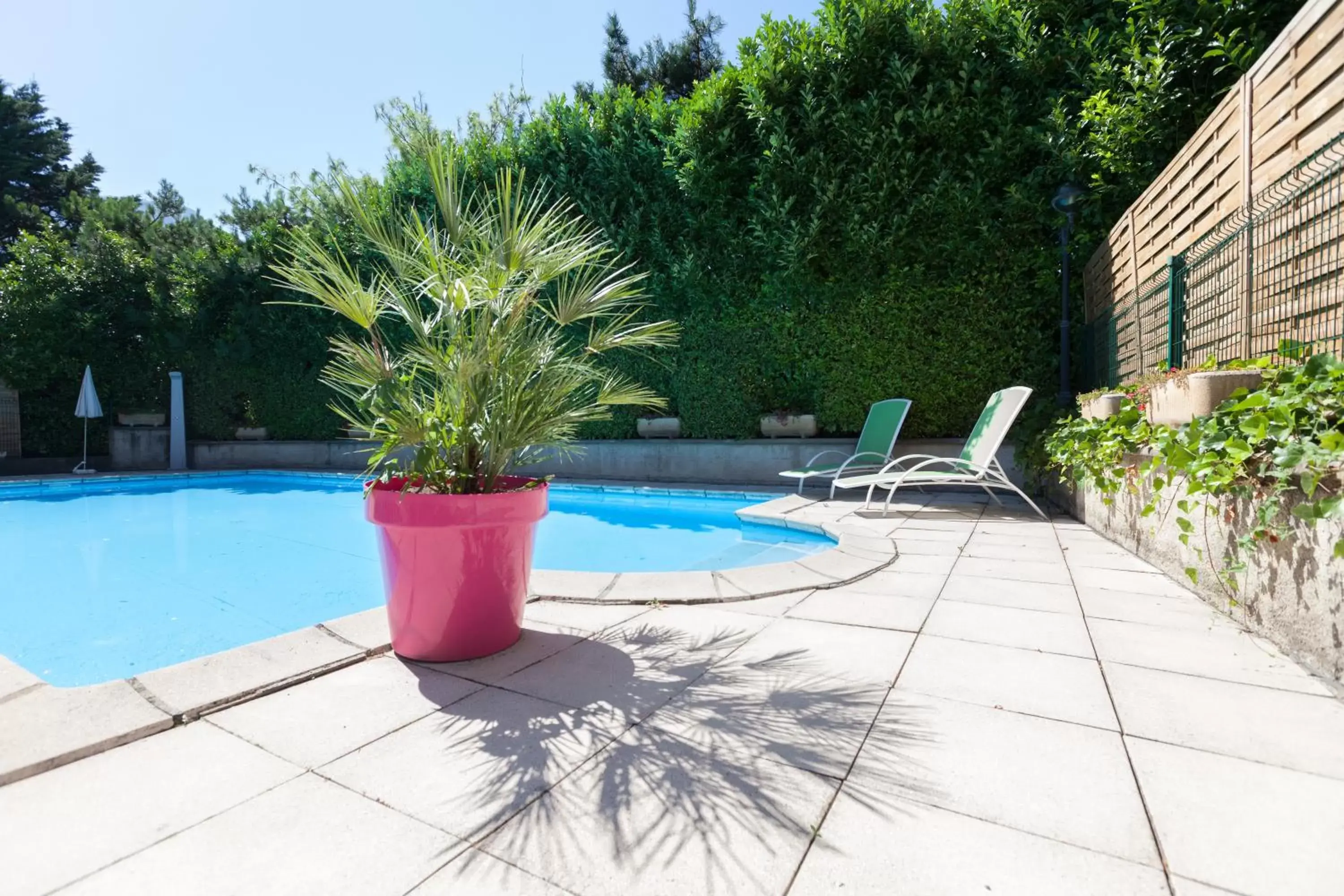 Swimming Pool in Logis Le Relais de Sassenage