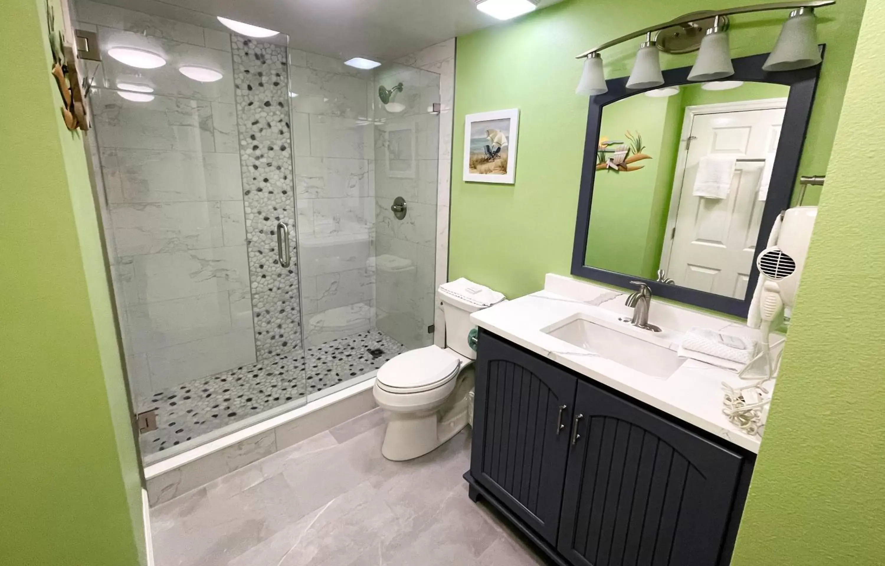 Shower, Bathroom in Majestic Beach Resort, Panama City Beach, Fl