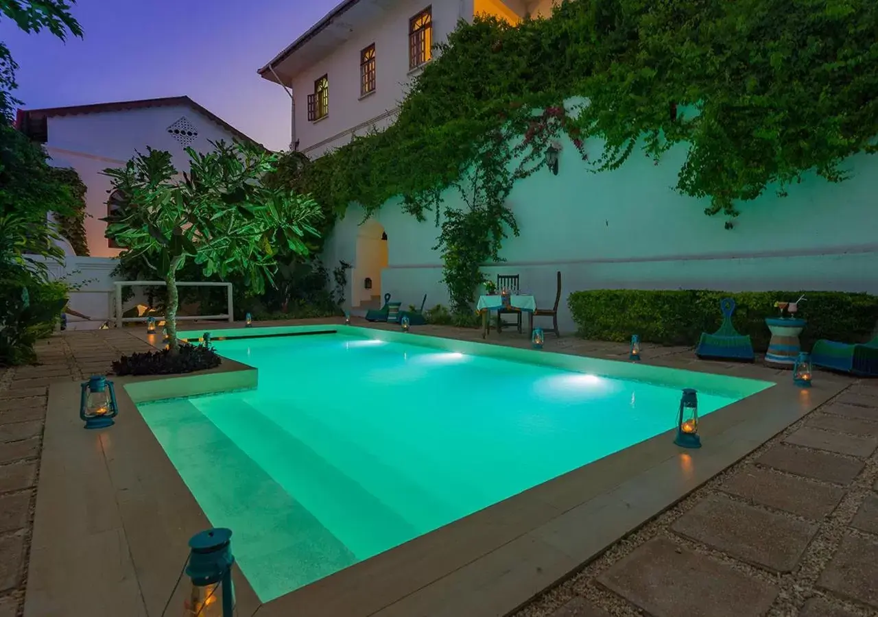 Pool view in The Seyyida Hotel and Spa Pool view in The Seyyida Hotel and Spa