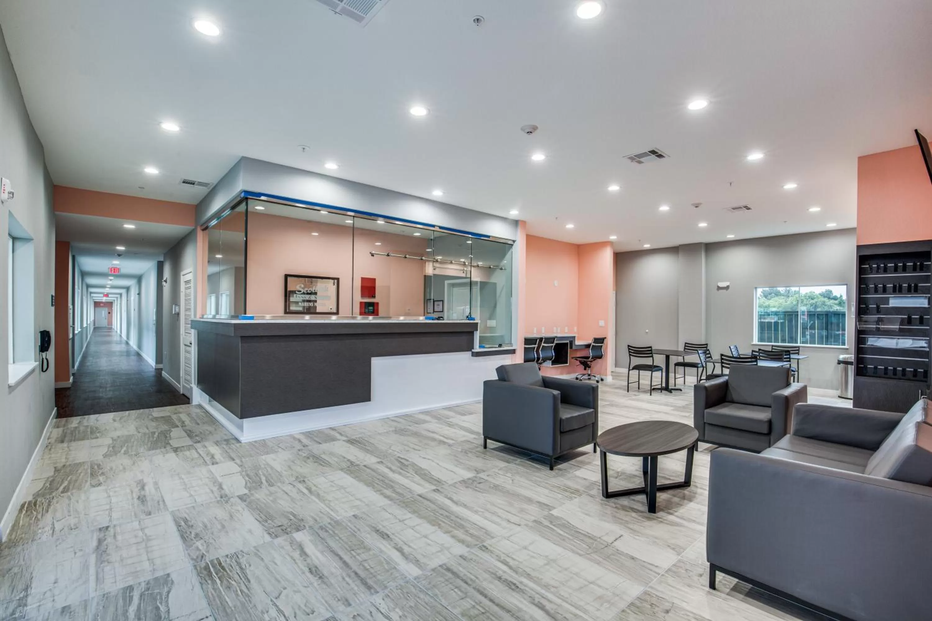 Lobby or reception in Scottish Inns & Suites Houston, TX