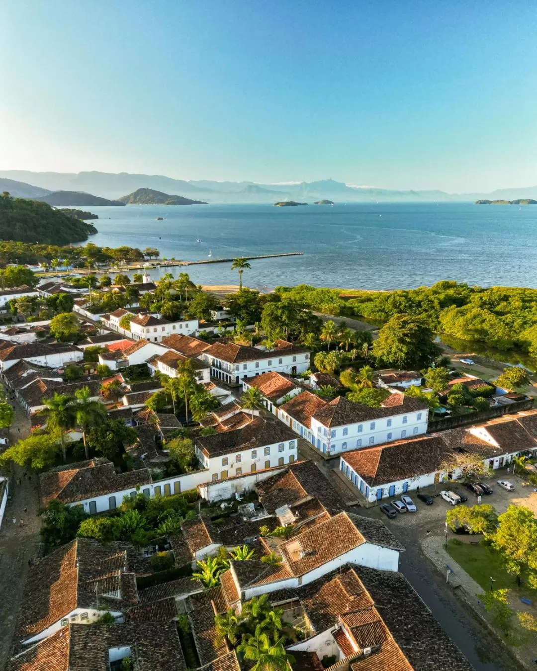 Bird's eye view in Pousada Eclipse Paraty