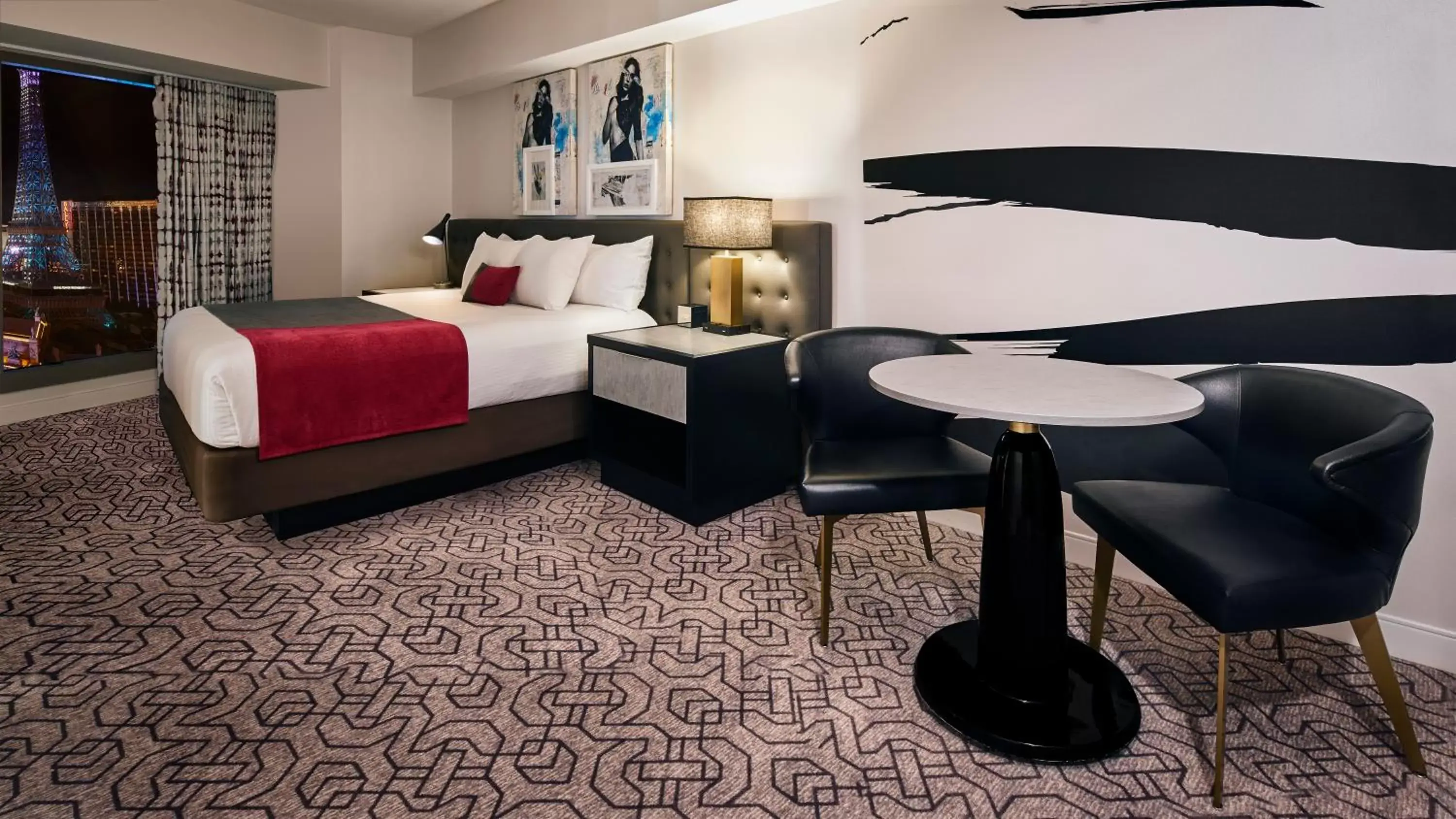 Bedroom in Planet Hollywood Resort & Casino