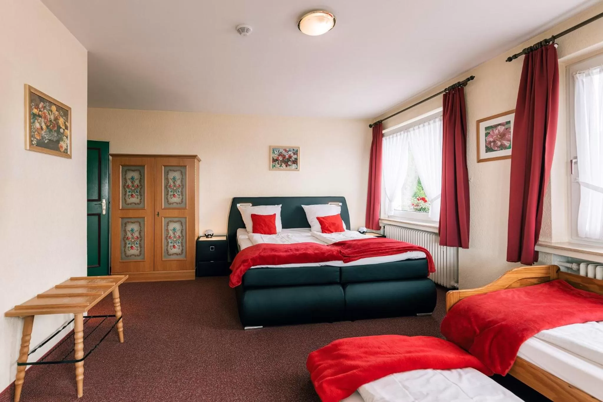 Bedroom, Bed in Hotel Hasenjäger