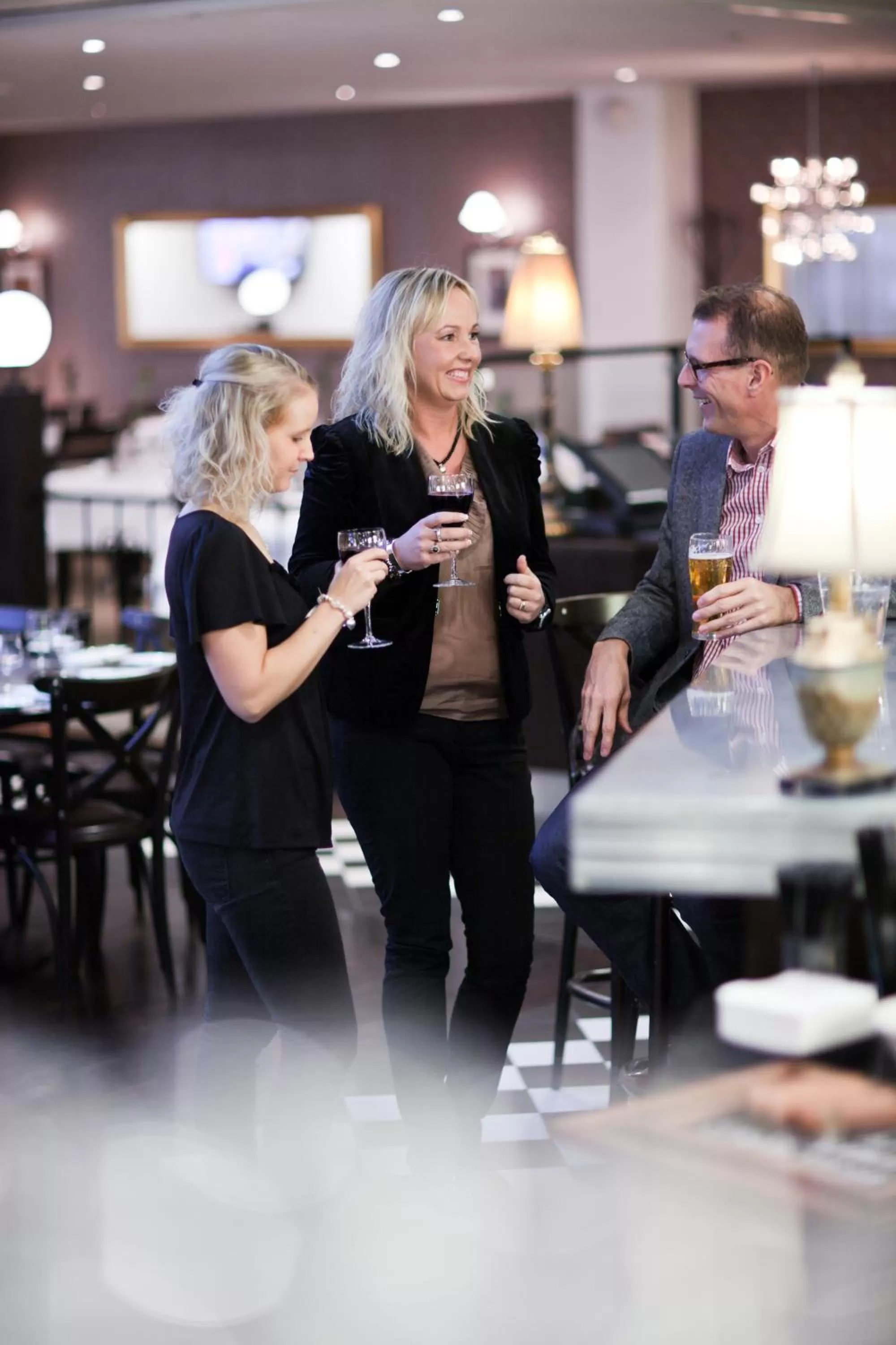 People in Clarion Hotel Winn