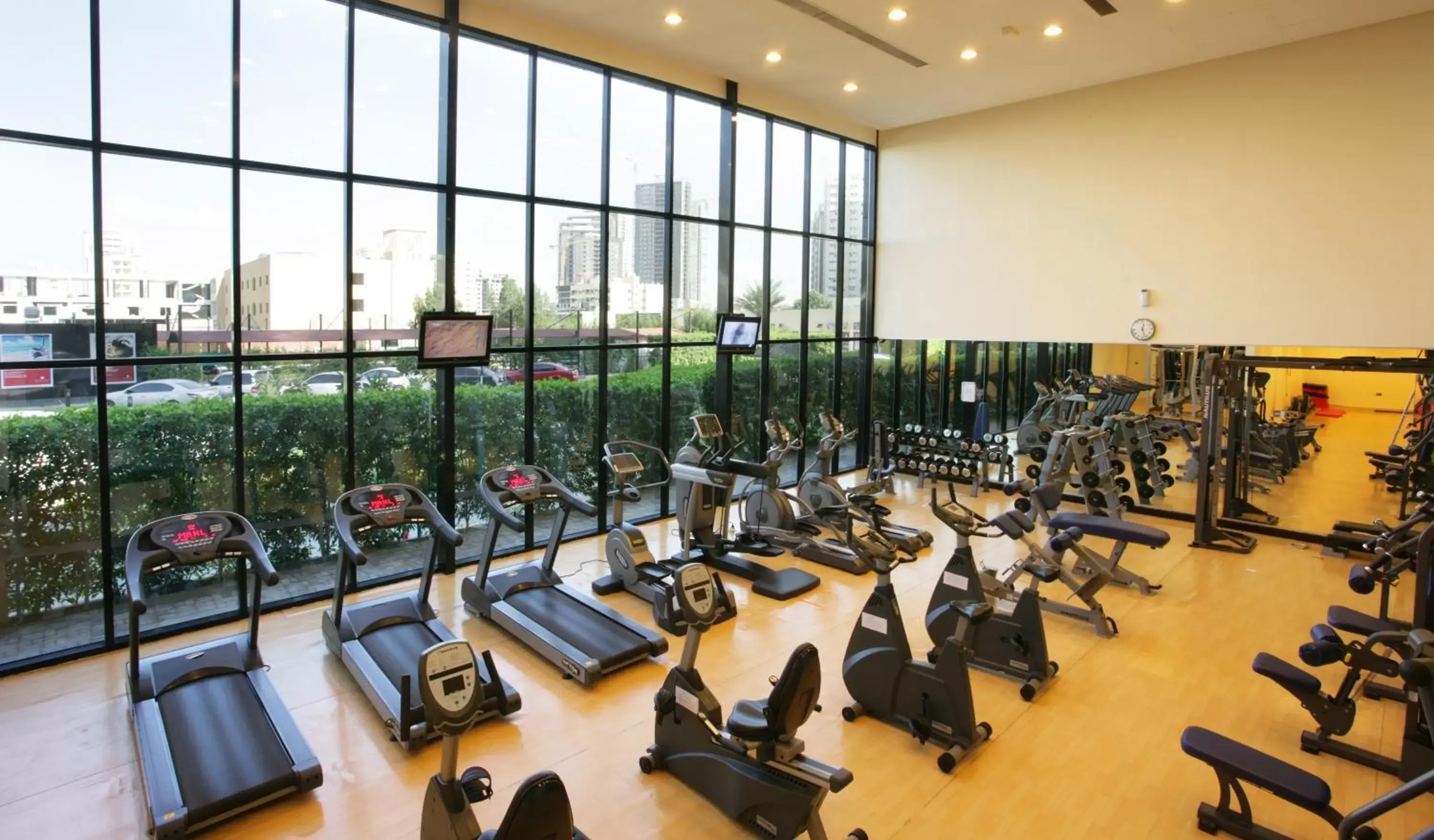 Fitness centre/facilities in Ramada Hotel & Suites by Wyndham Ajman Fitness centre/facilities in Ramada Hotel & Suites by Wyndham Ajman